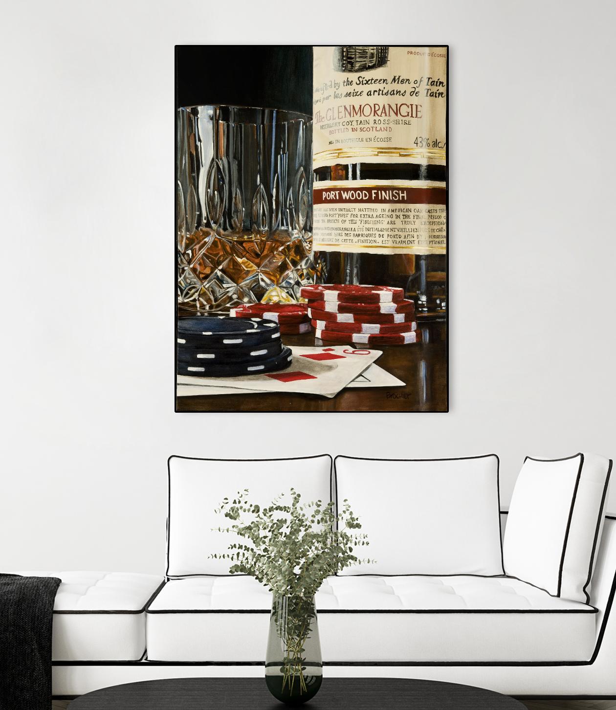 Scotch a l'apéro by Marc Brochier on GIANT ART - red still life glass