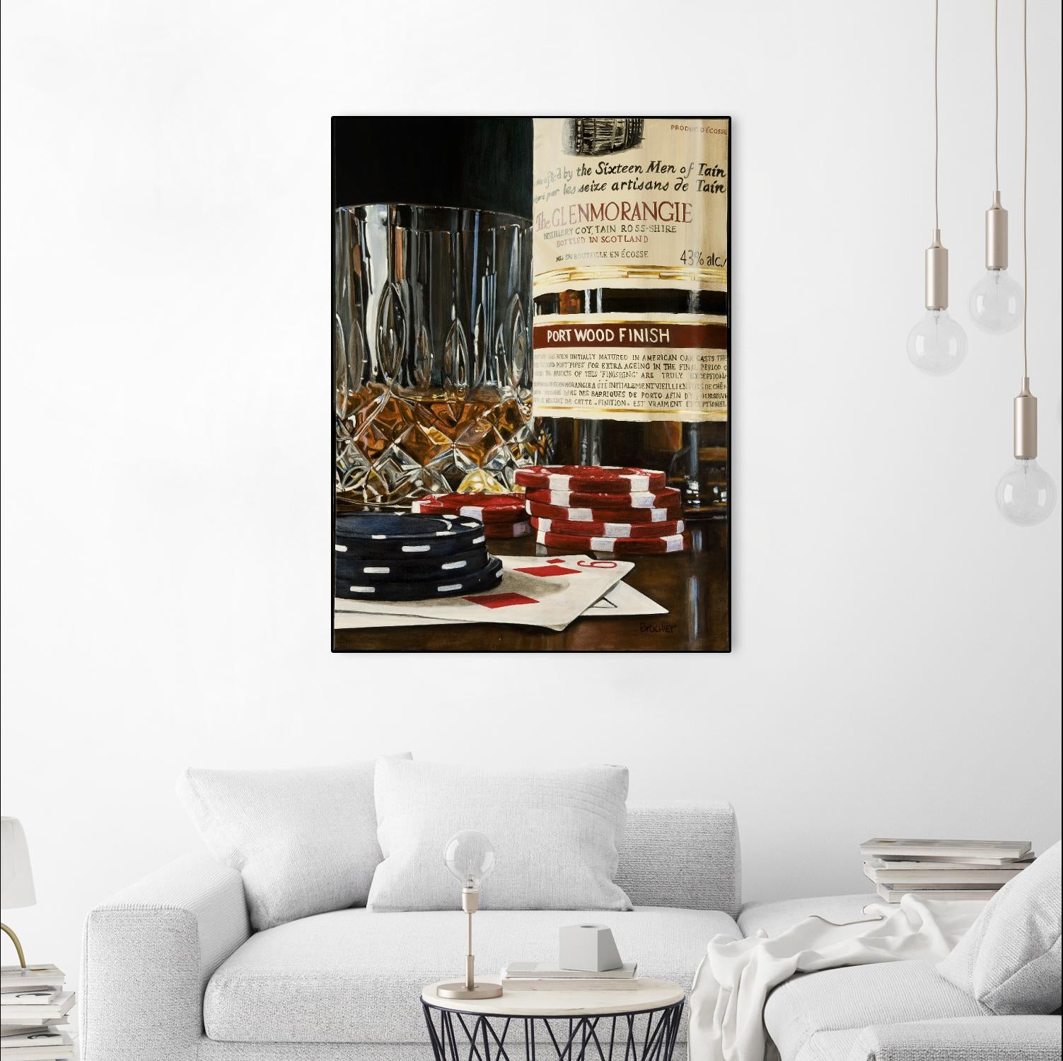 Scotch a l'apéro by Marc Brochier on GIANT ART - red still life glass