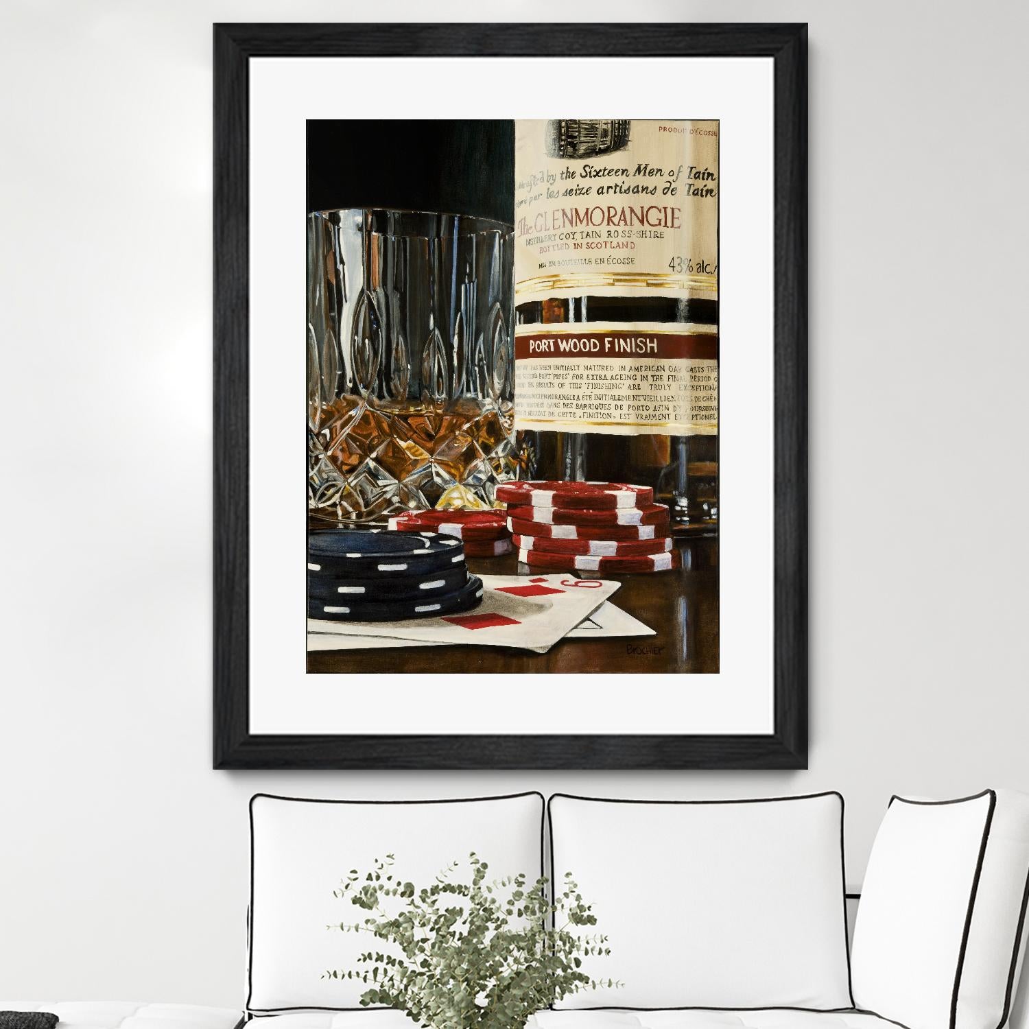 Scotch a l'apéro by Marc Brochier on GIANT ART - red still life glass