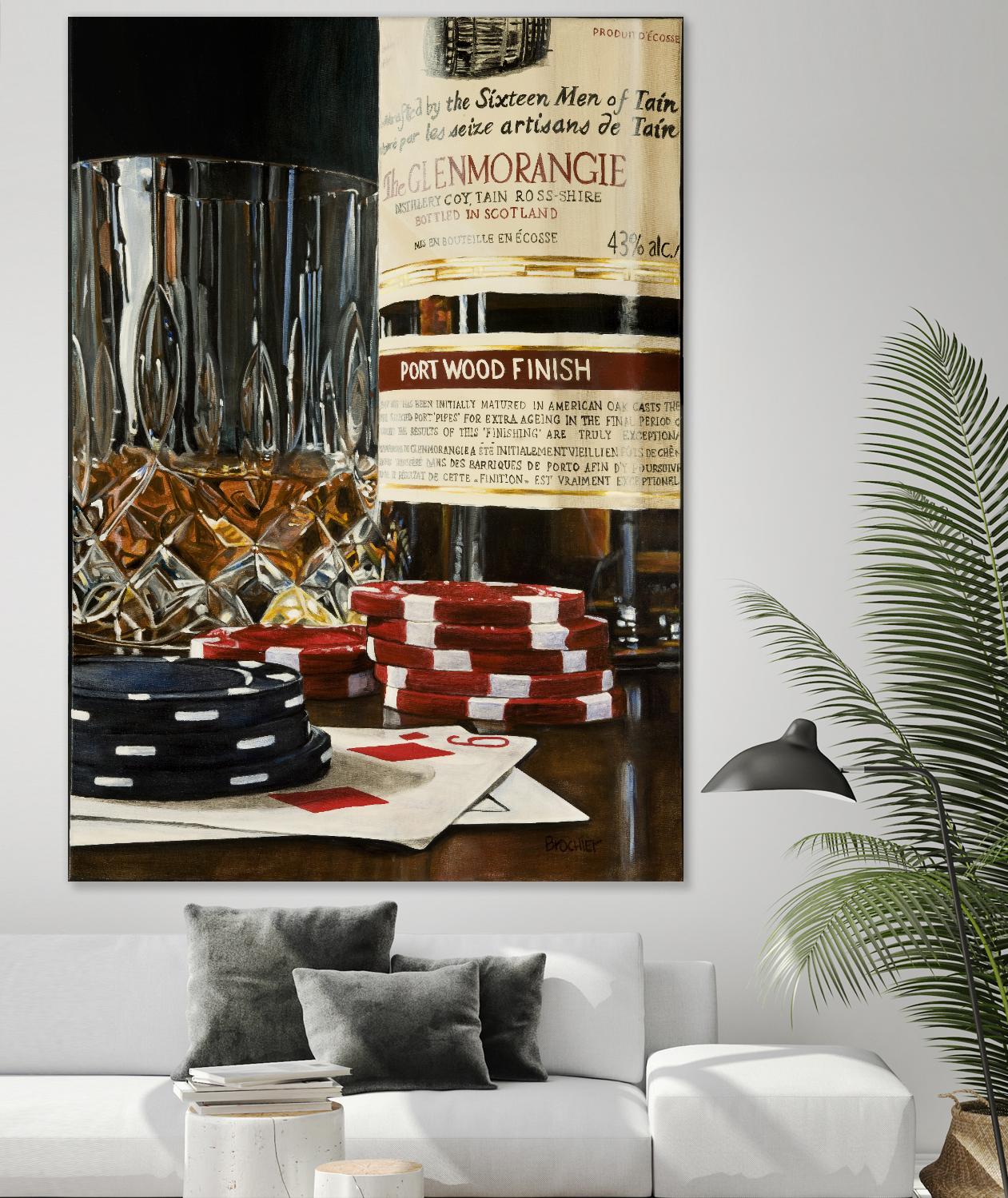 Scotch a l'apéro by Marc Brochier on GIANT ART - red still life artistes du québec