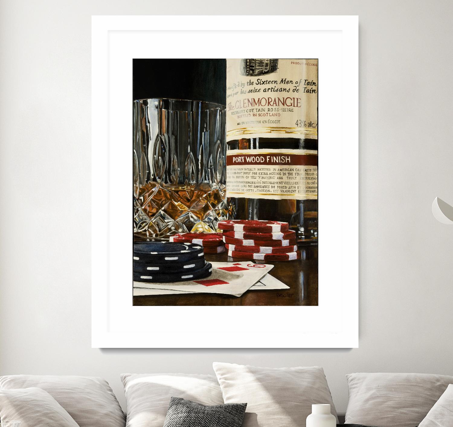 Scotch a l'apéro by Marc Brochier on GIANT ART - red still life artistes du québec