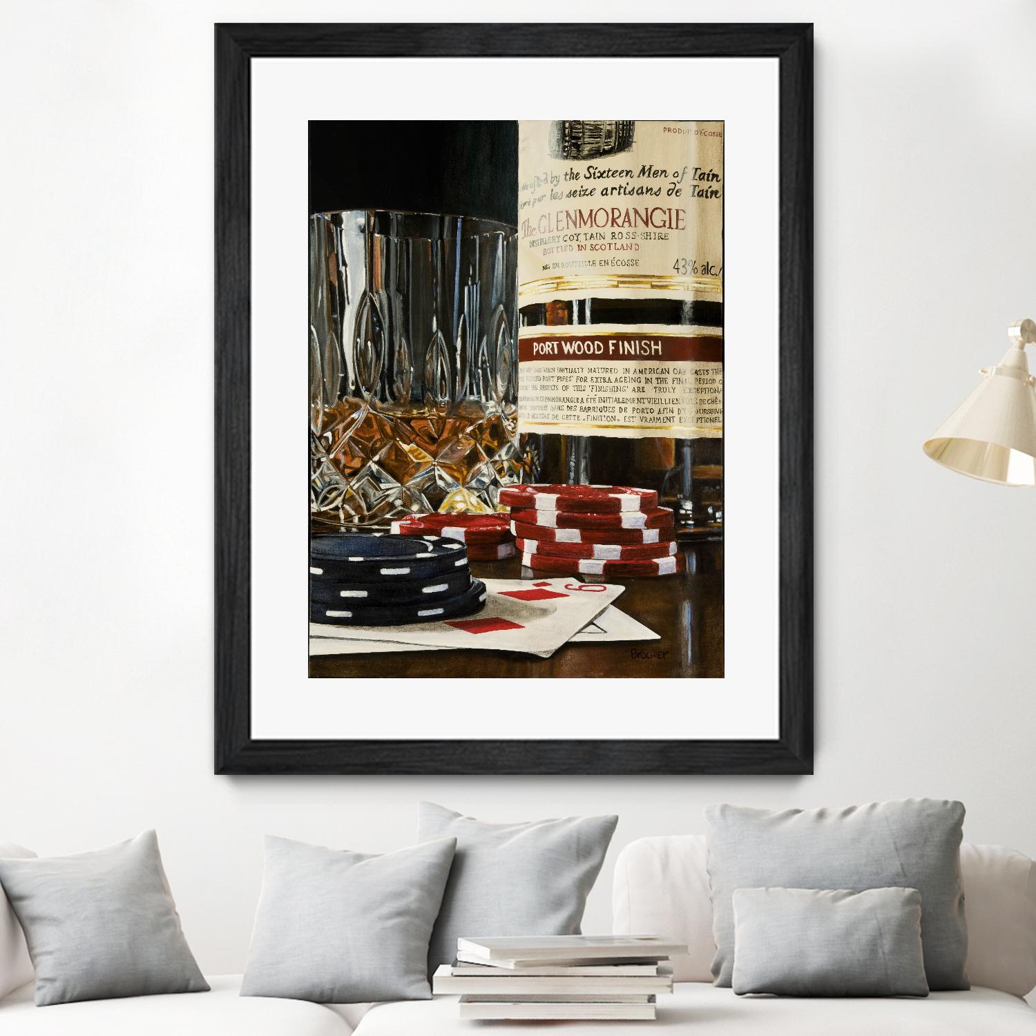 Scotch a l'apéro by Marc Brochier on GIANT ART - red still life artistes du québec