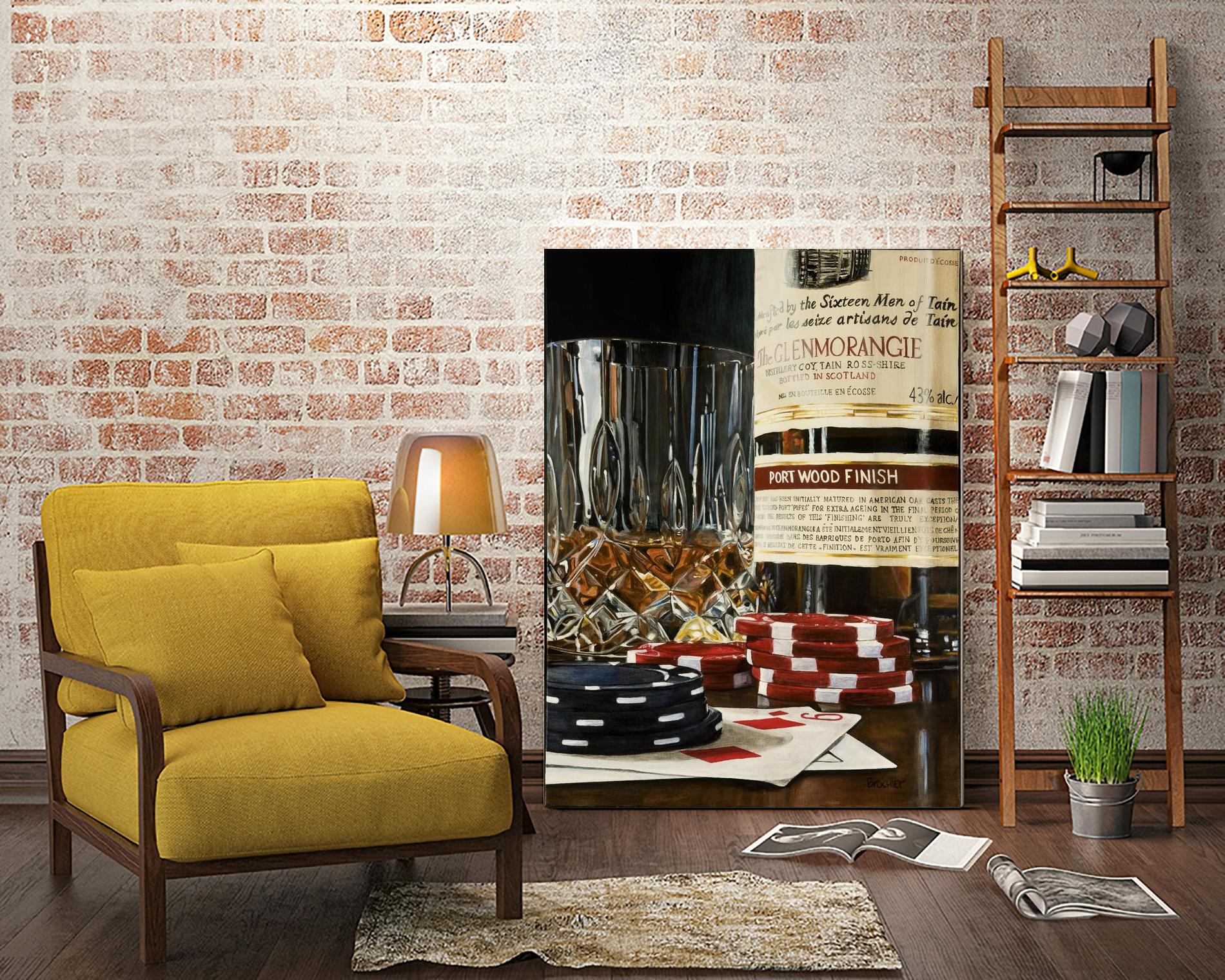 Scotch a l'apéro by Marc Brochier on GIANT ART - red still life artistes du québec