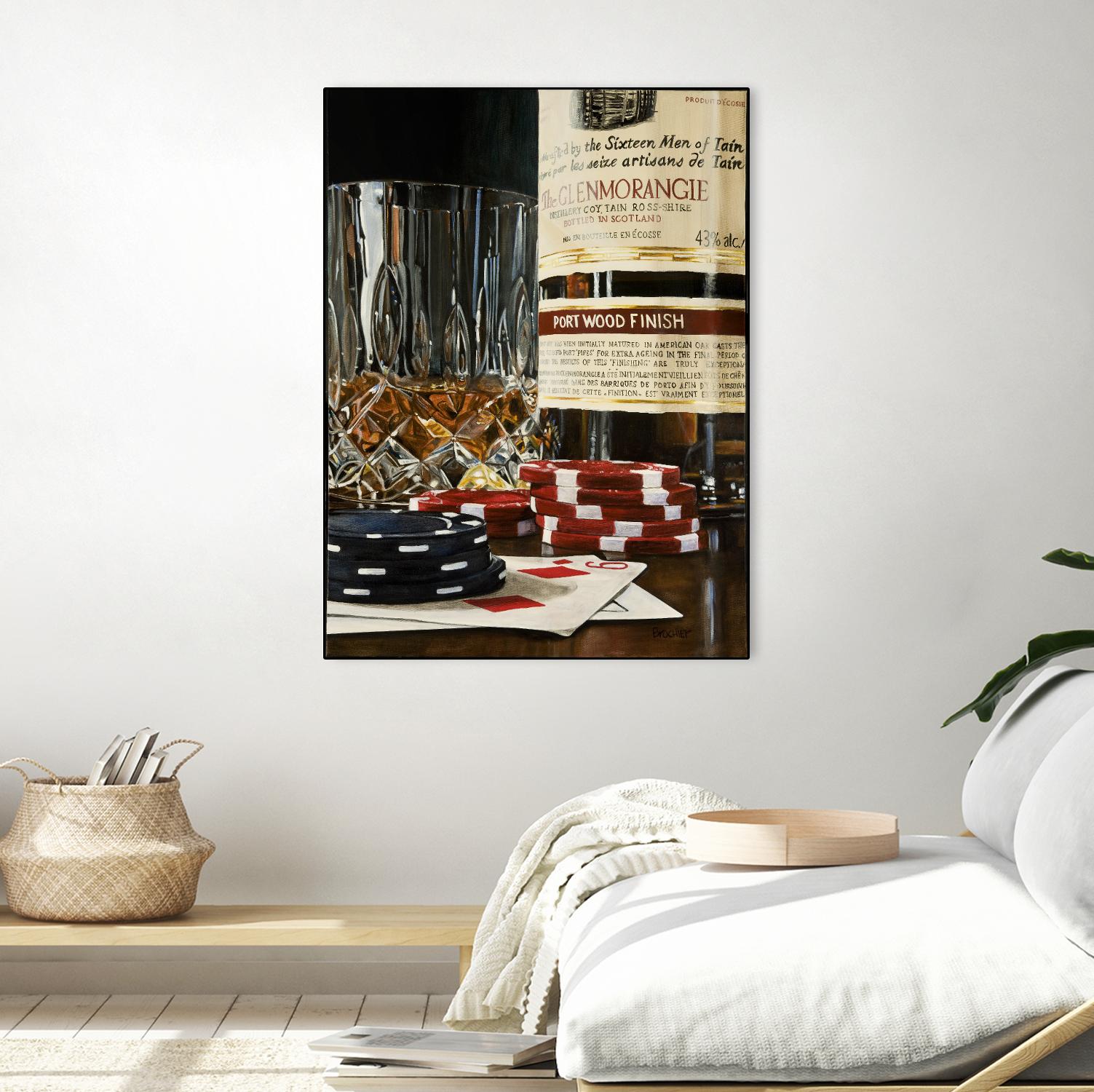 Scotch a l'apéro by Marc Brochier on GIANT ART - red still life artistes du québec