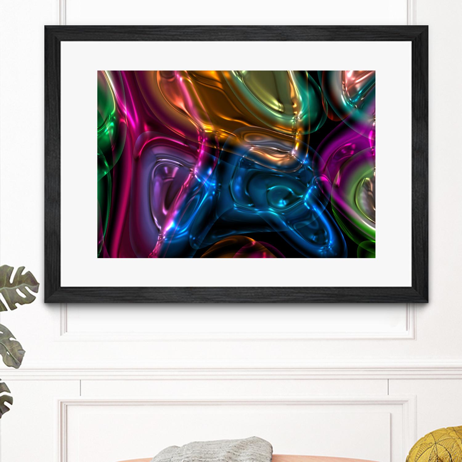 Candies 13 by Jean-François Dupuis on GIANT ART - orange shapes light