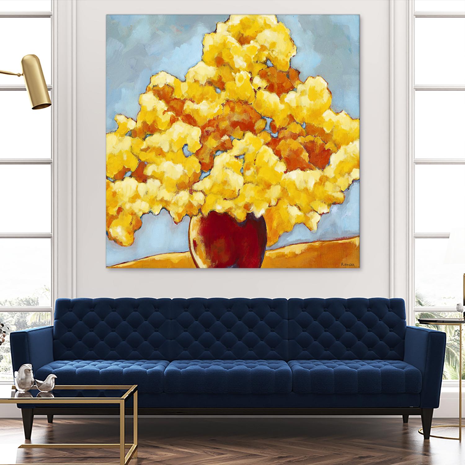 Golden Glory by Bram Rubinger on GIANT ART - orange flowers bouquet