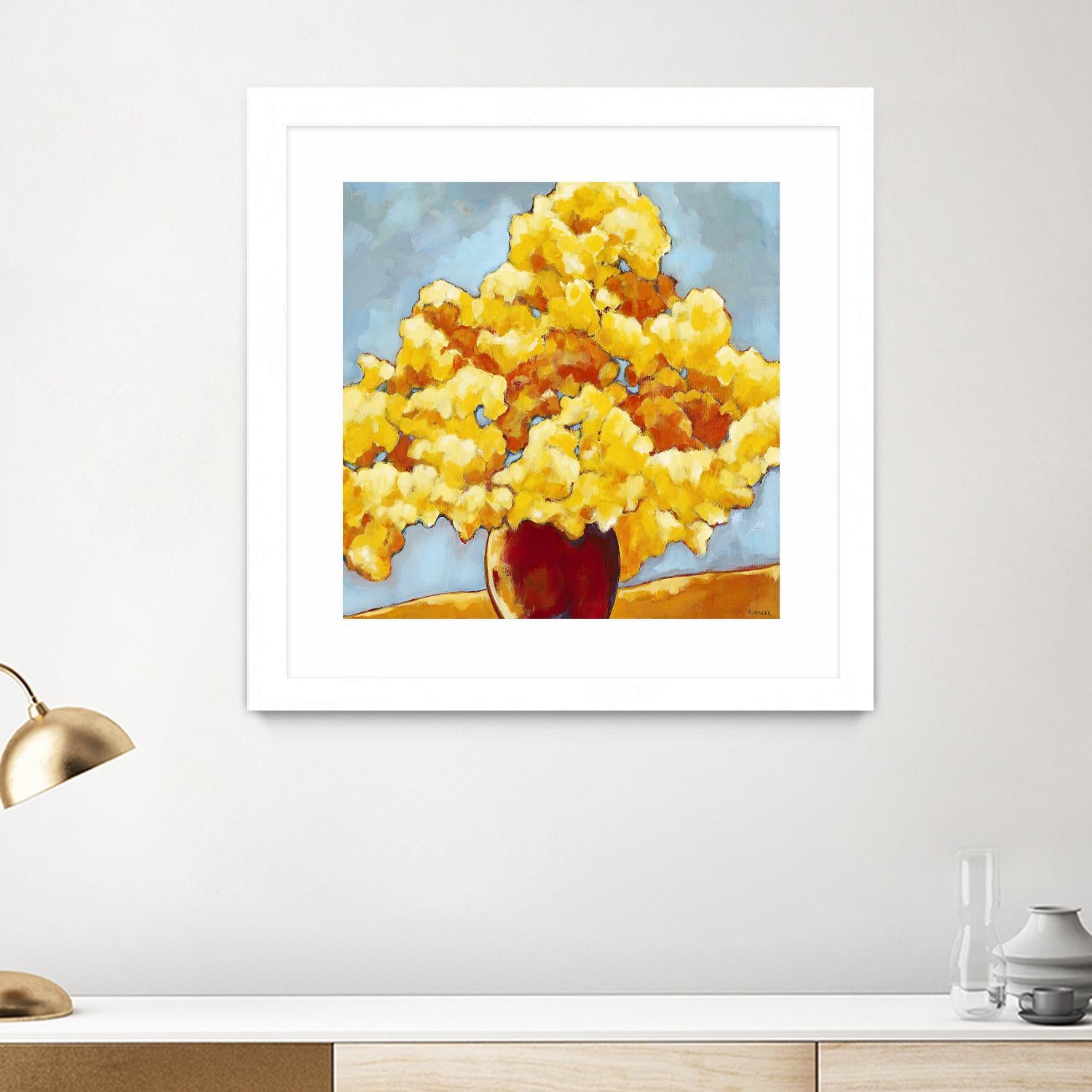 Golden Glory by Bram Rubinger on GIANT ART - orange flowers bouquet
