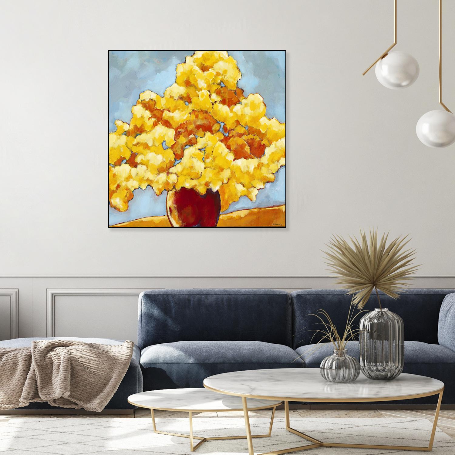 Golden Glory by Bram Rubinger on GIANT ART - orange flowers bouquet