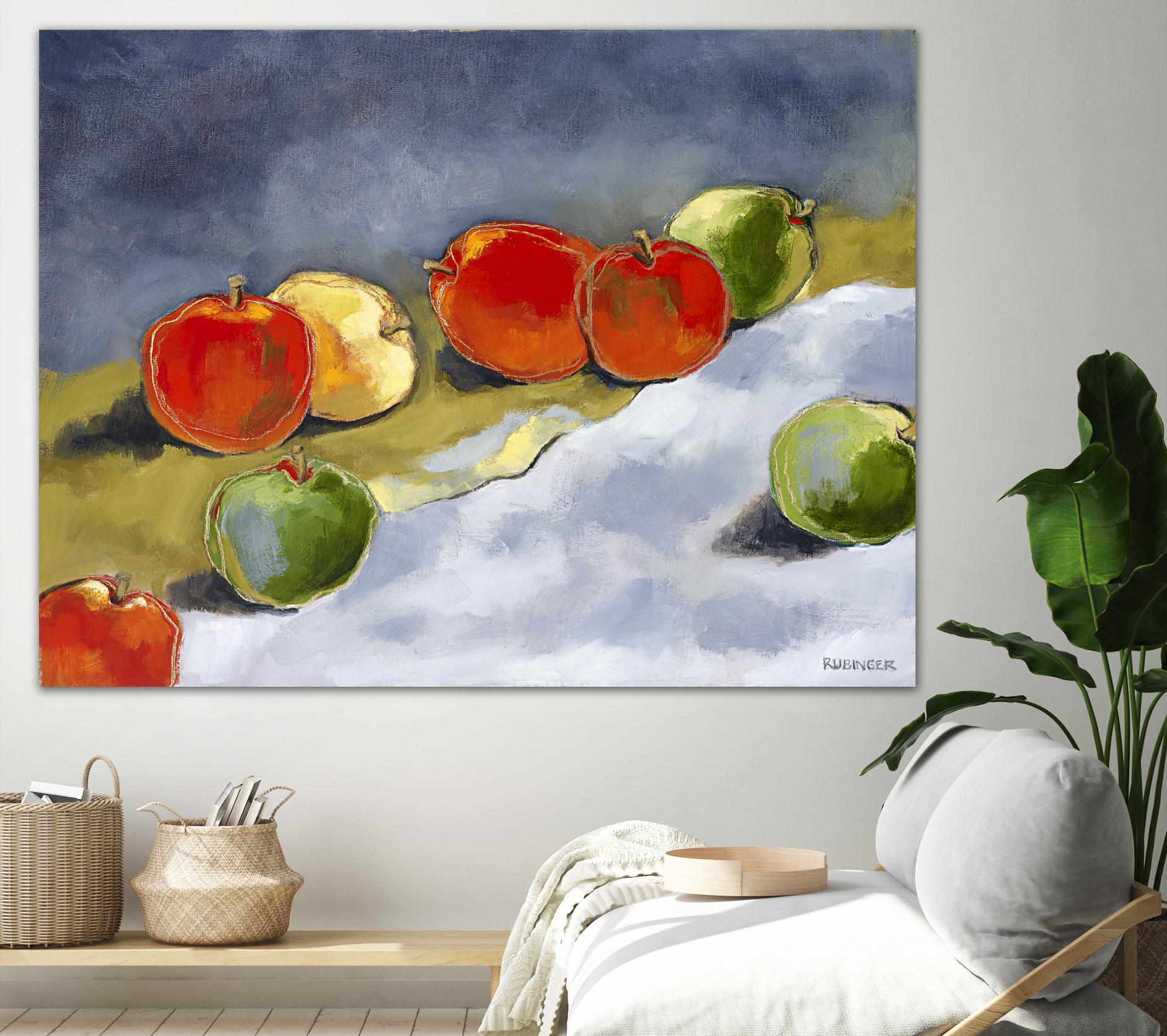 Random Apples by Bram Rubinger on GIANT ART - red still life quebec artists