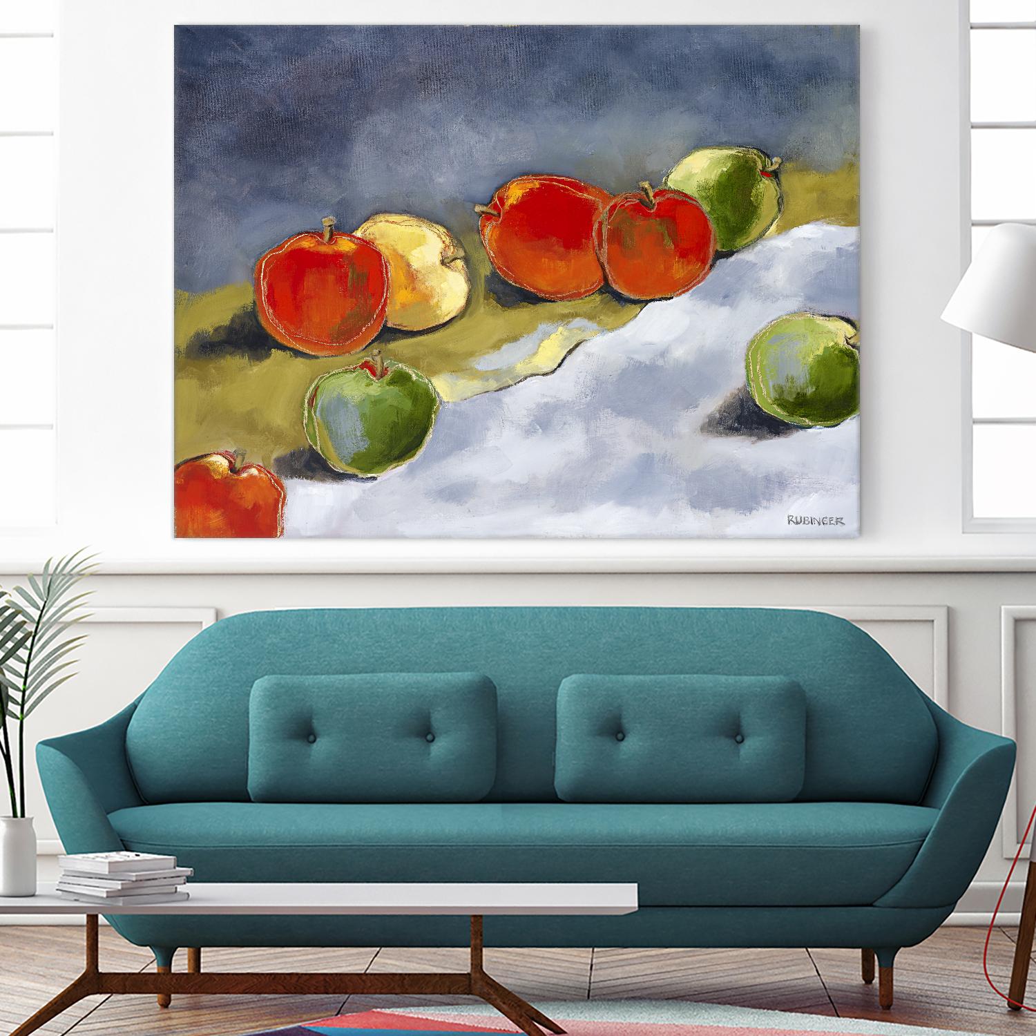 Random Apples by Bram Rubinger on GIANT ART - red still life quebec artists