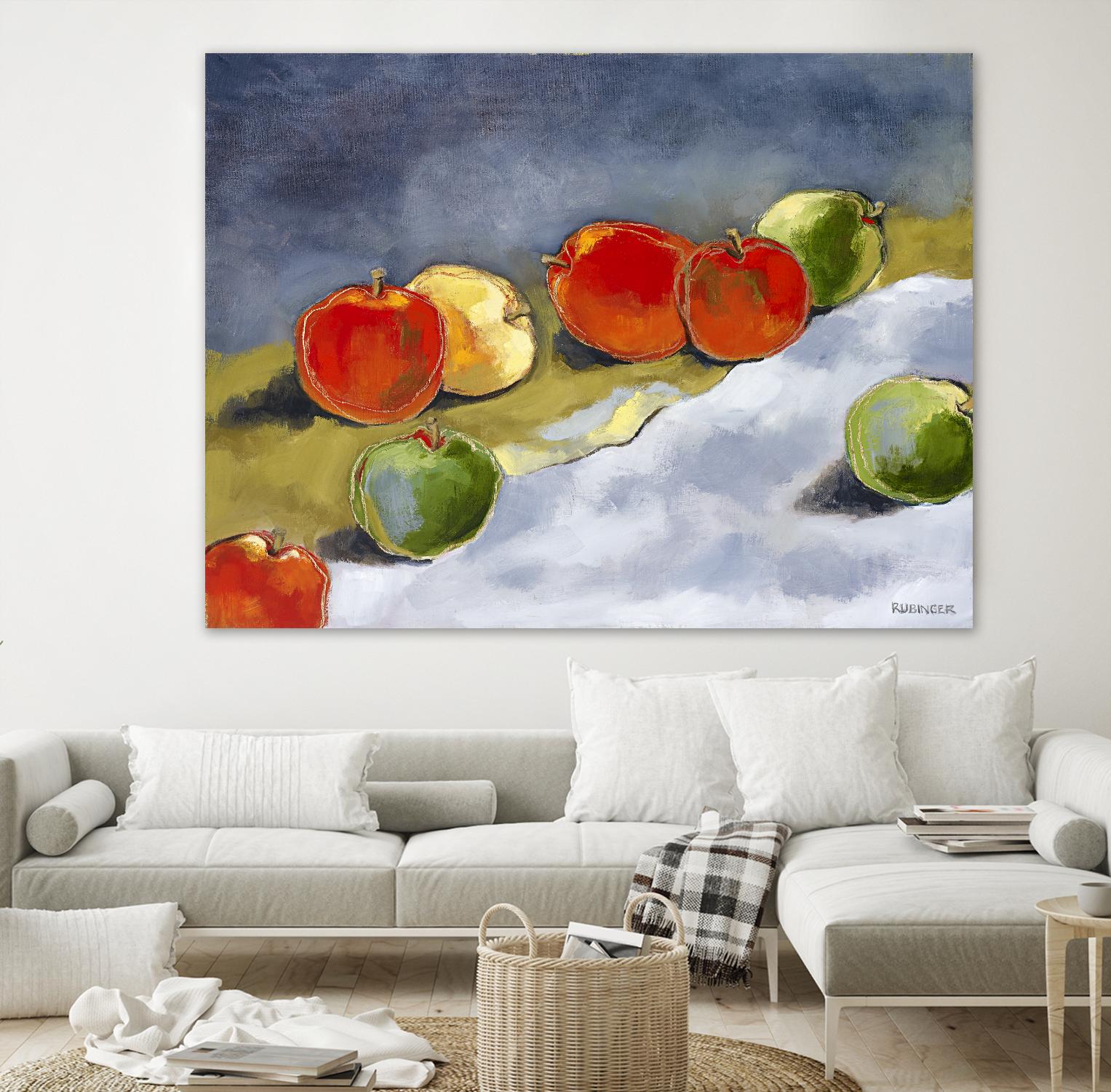 Random Apples by Bram Rubinger on GIANT ART - red still life quebec artists