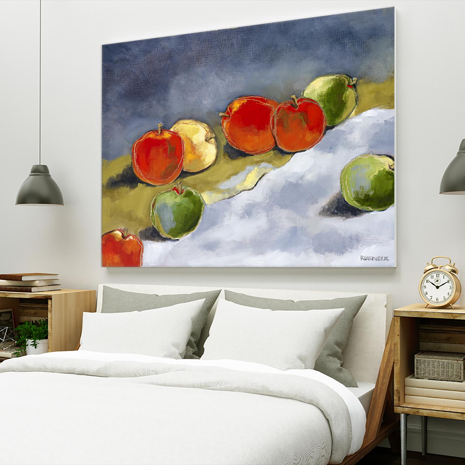 Random Apples by Bram Rubinger on GIANT ART - red still life quebec artists