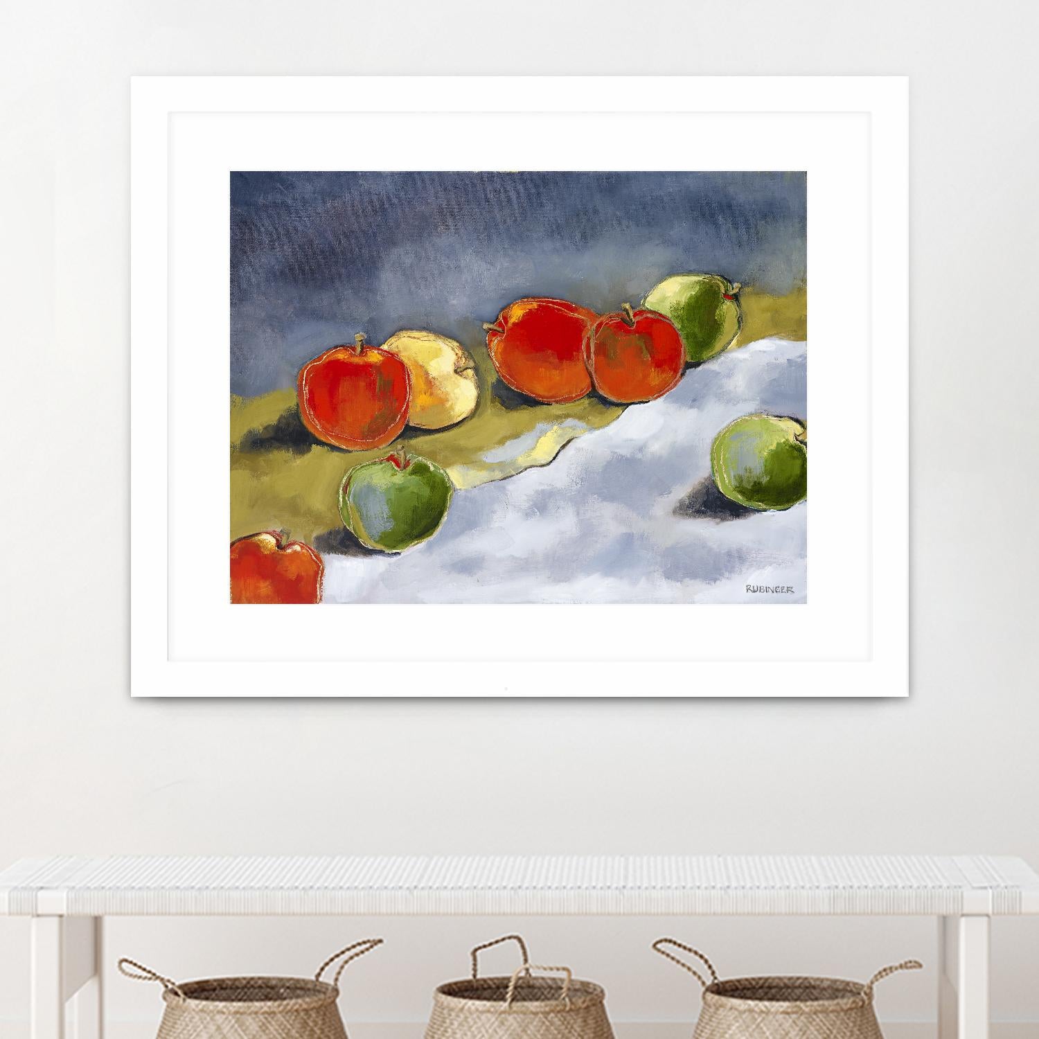 Random Apples by Bram Rubinger on GIANT ART - red still life quebec artists
