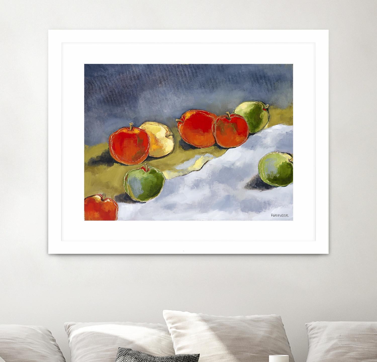Random Apples by Bram Rubinger on GIANT ART - red still life quebec artists
