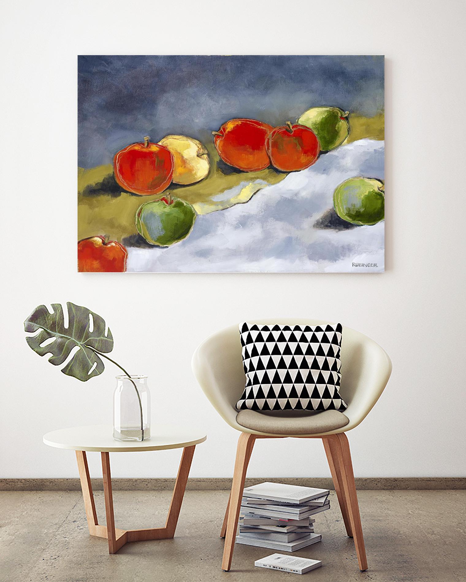 Random Apples by Bram Rubinger on GIANT ART - red still life quebec artists