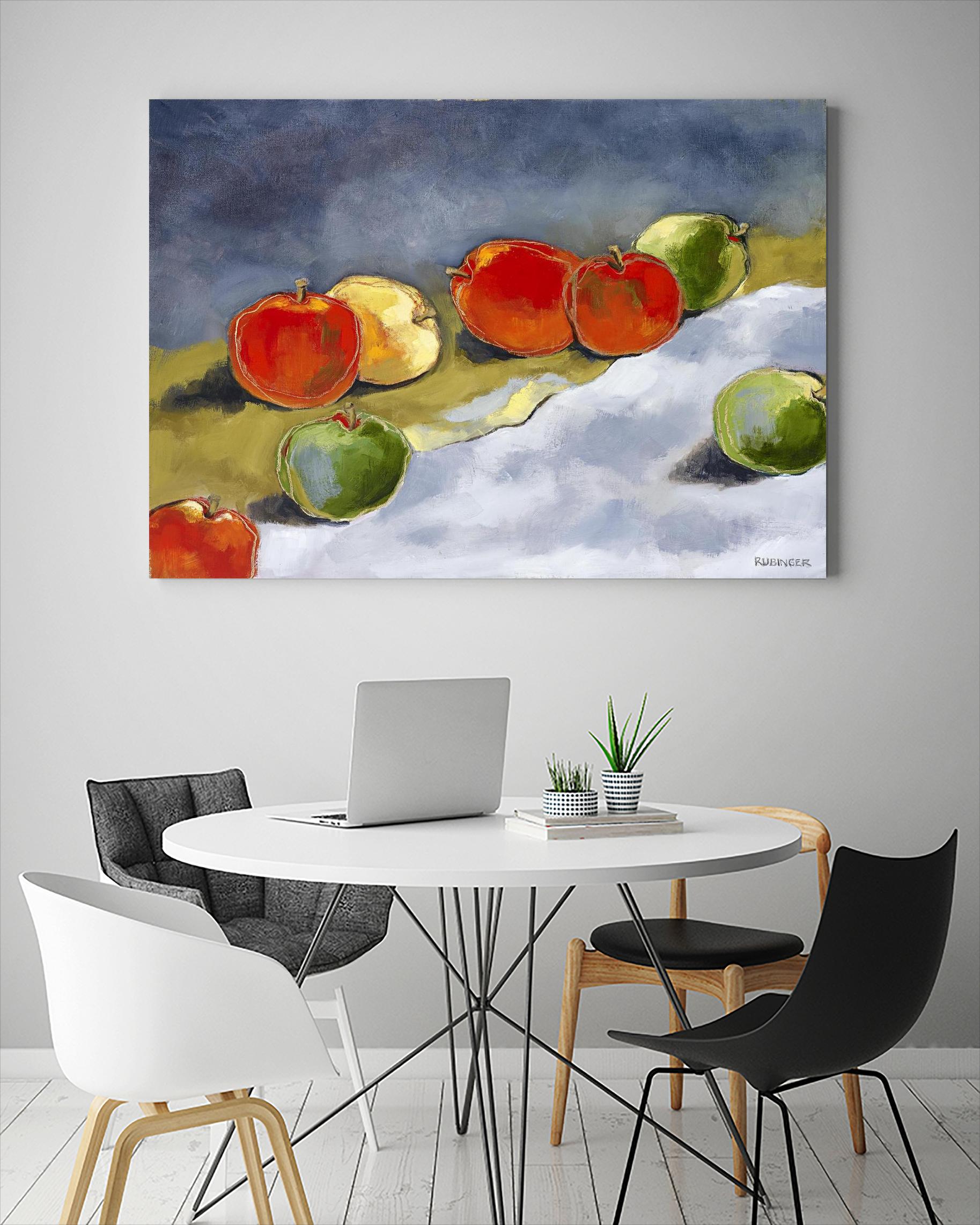 Random Apples by Bram Rubinger on GIANT ART - red still life quebec artists