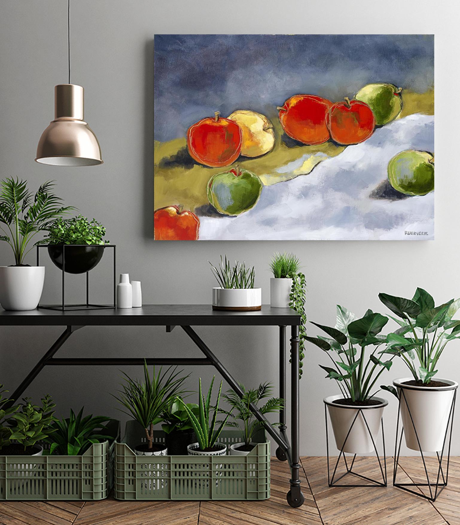 Random Apples by Bram Rubinger on GIANT ART - red still life quebec artists