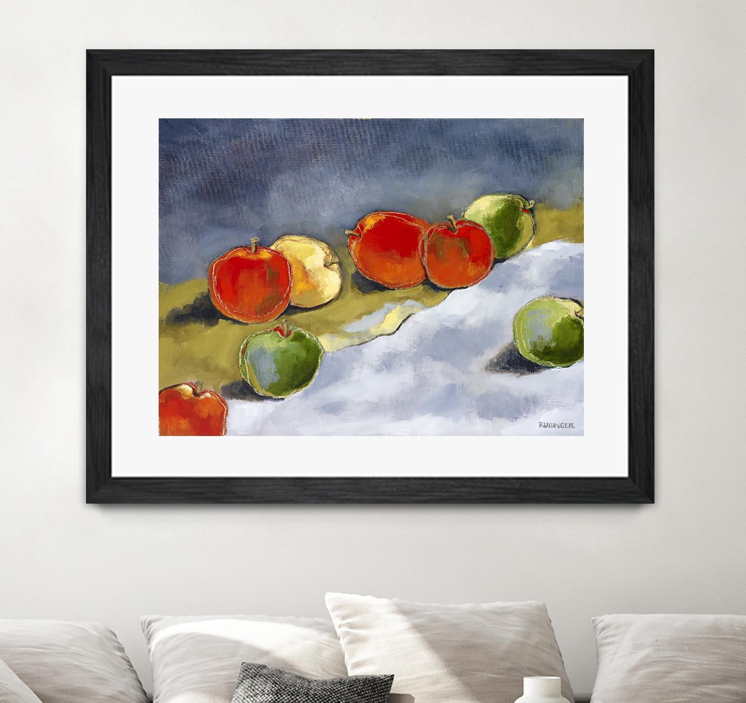 Random Apples by Bram Rubinger on GIANT ART - red still life quebec artists
