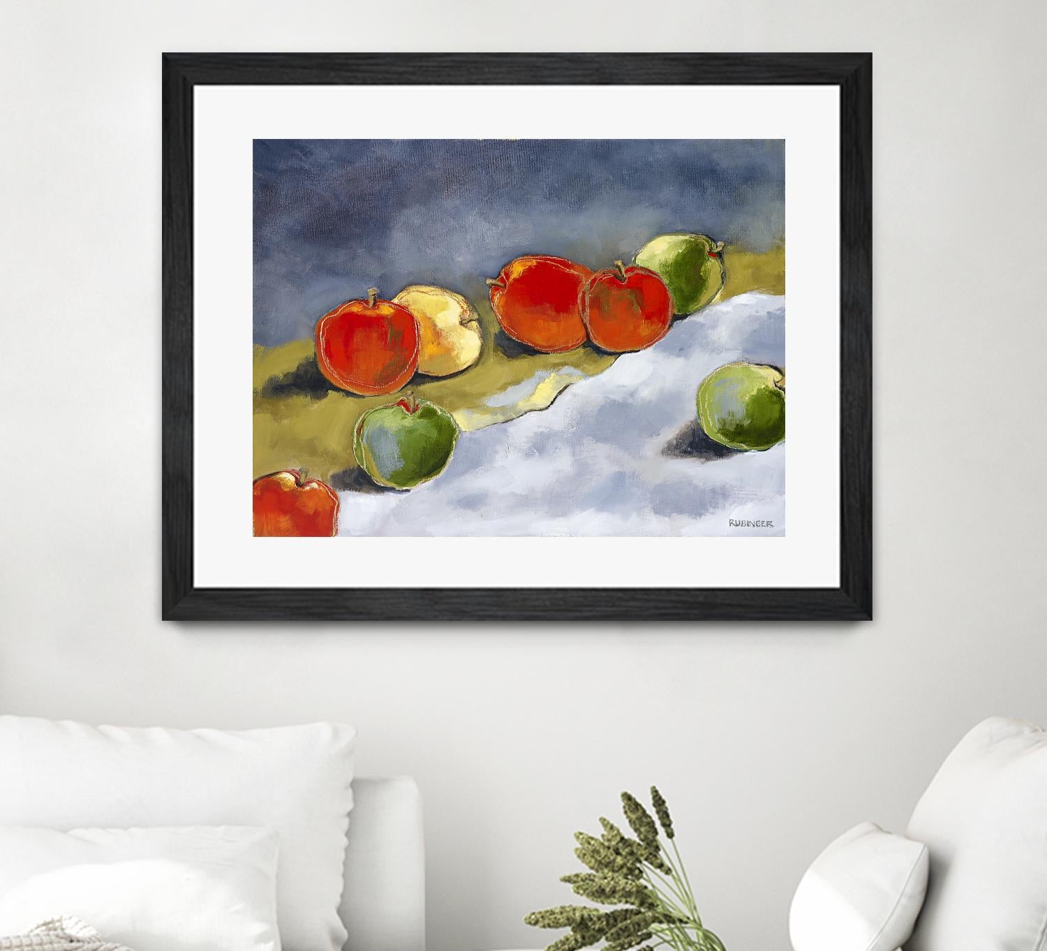 Random Apples by Bram Rubinger on GIANT ART - red still life quebec artists