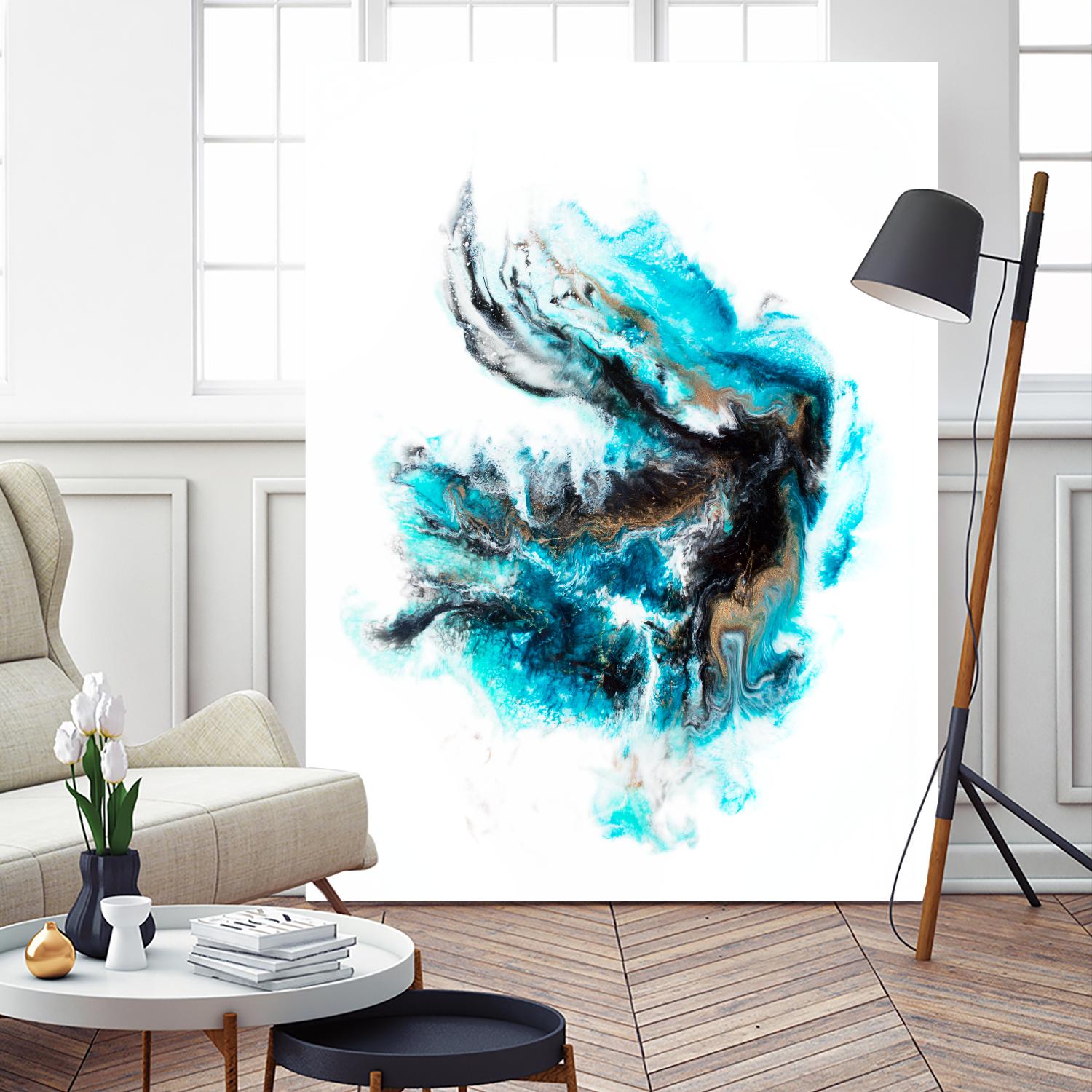 Acropora by Alyson Mccrink on GIANT ART - blue abstract