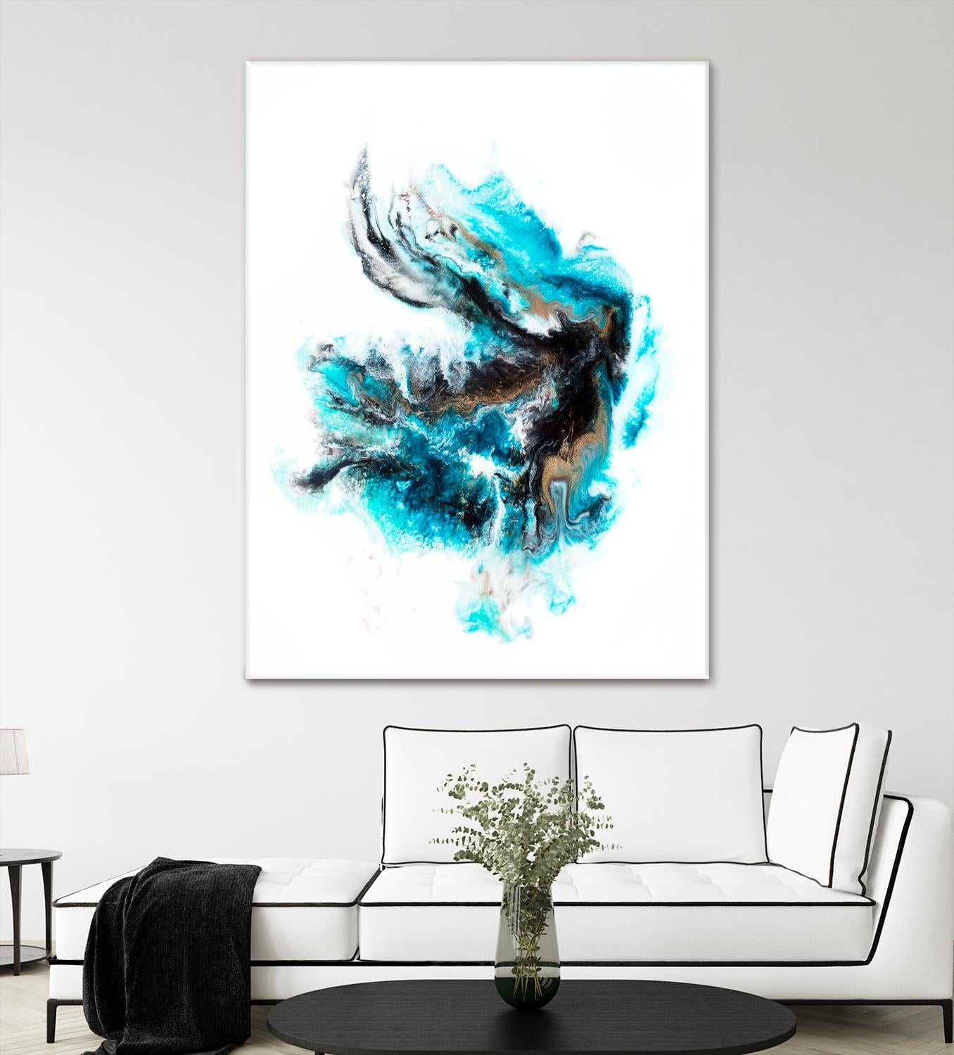 Acropora by Alyson Mccrink on GIANT ART - blue abstract