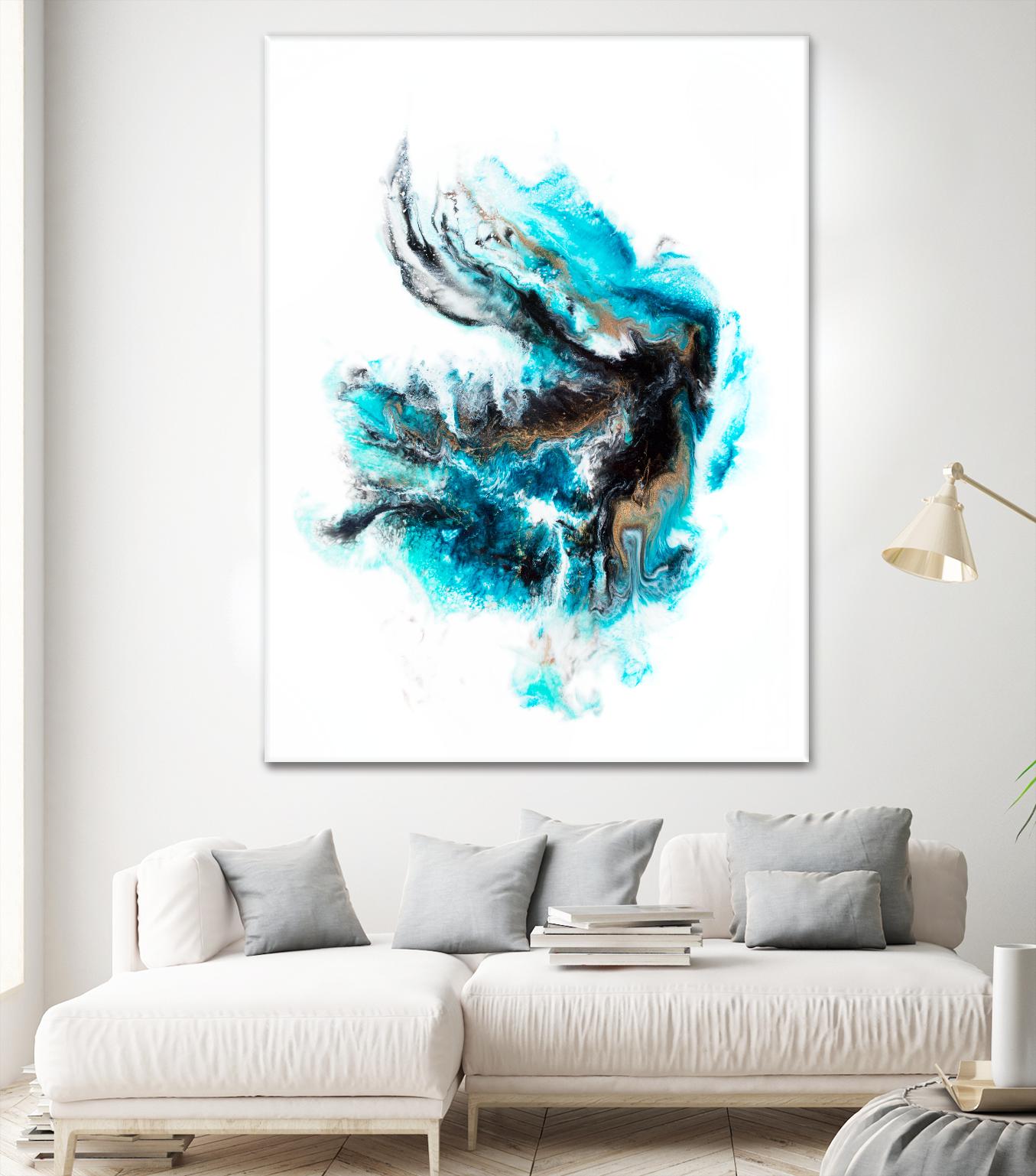 Acropora by Alyson Mccrink on GIANT ART - blue abstract