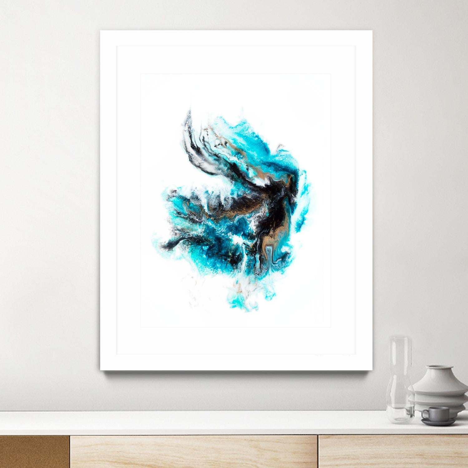 Acropora by Alyson Mccrink on GIANT ART - blue abstract