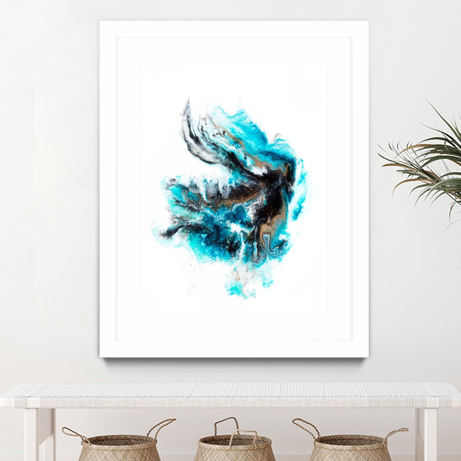 Acropora by Alyson Mccrink on GIANT ART - blue abstract