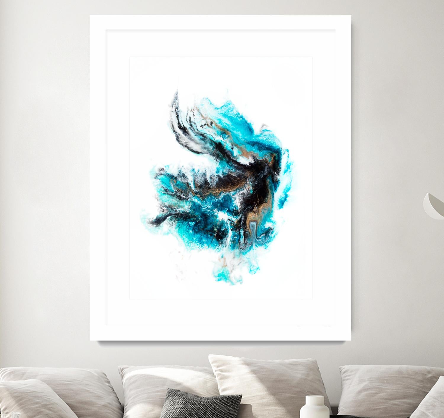 Acropora by Alyson Mccrink on GIANT ART - blue abstract