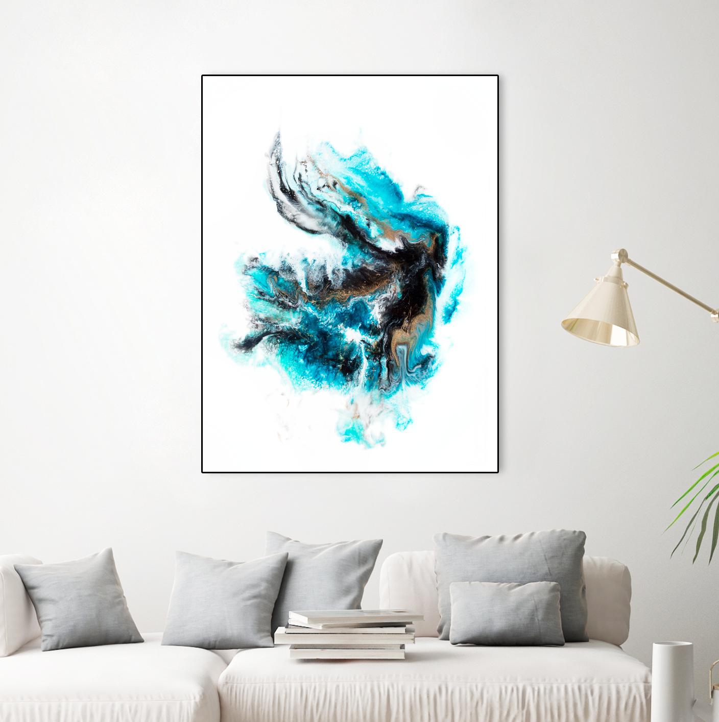 Acropora by Alyson Mccrink on GIANT ART - blue abstract