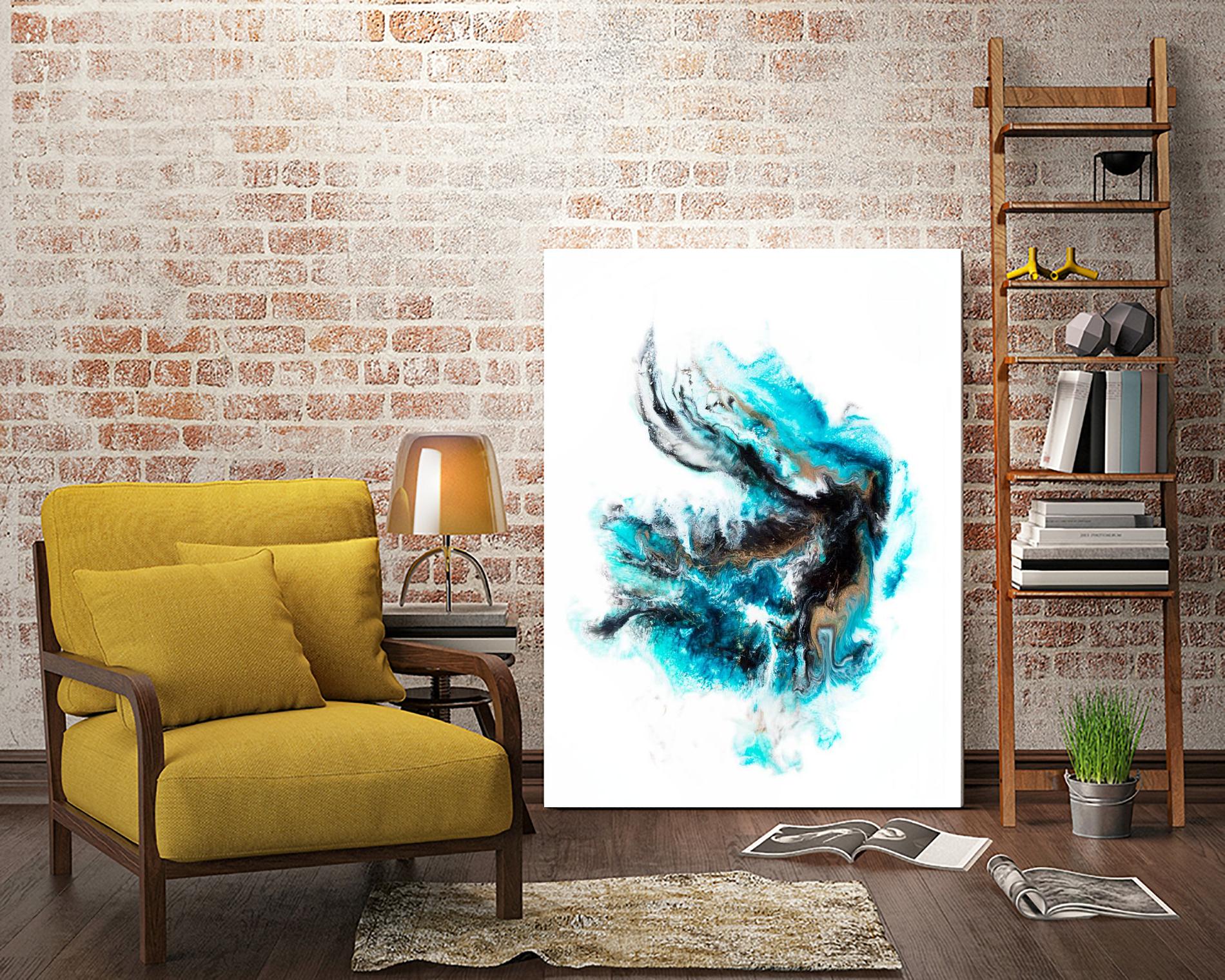 Acropora by Alyson Mccrink on GIANT ART - blue abstract