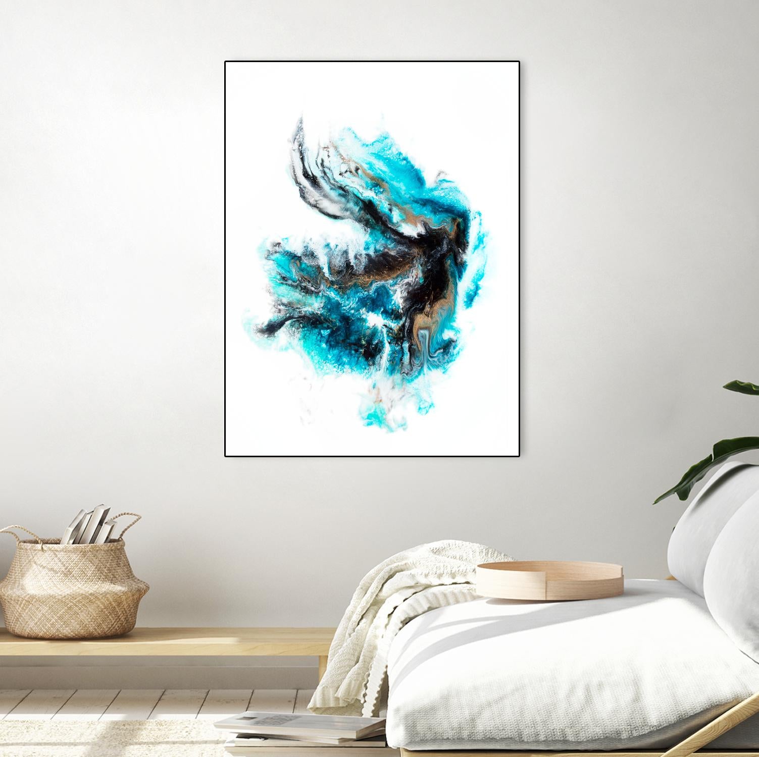 Acropora by Alyson Mccrink on GIANT ART - blue abstract