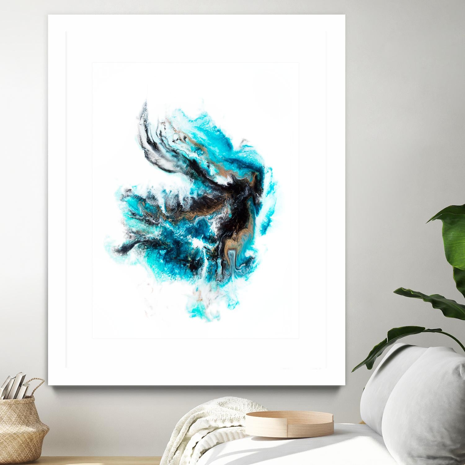 Acropora by Alyson Mccrink on GIANT ART - blue abstract