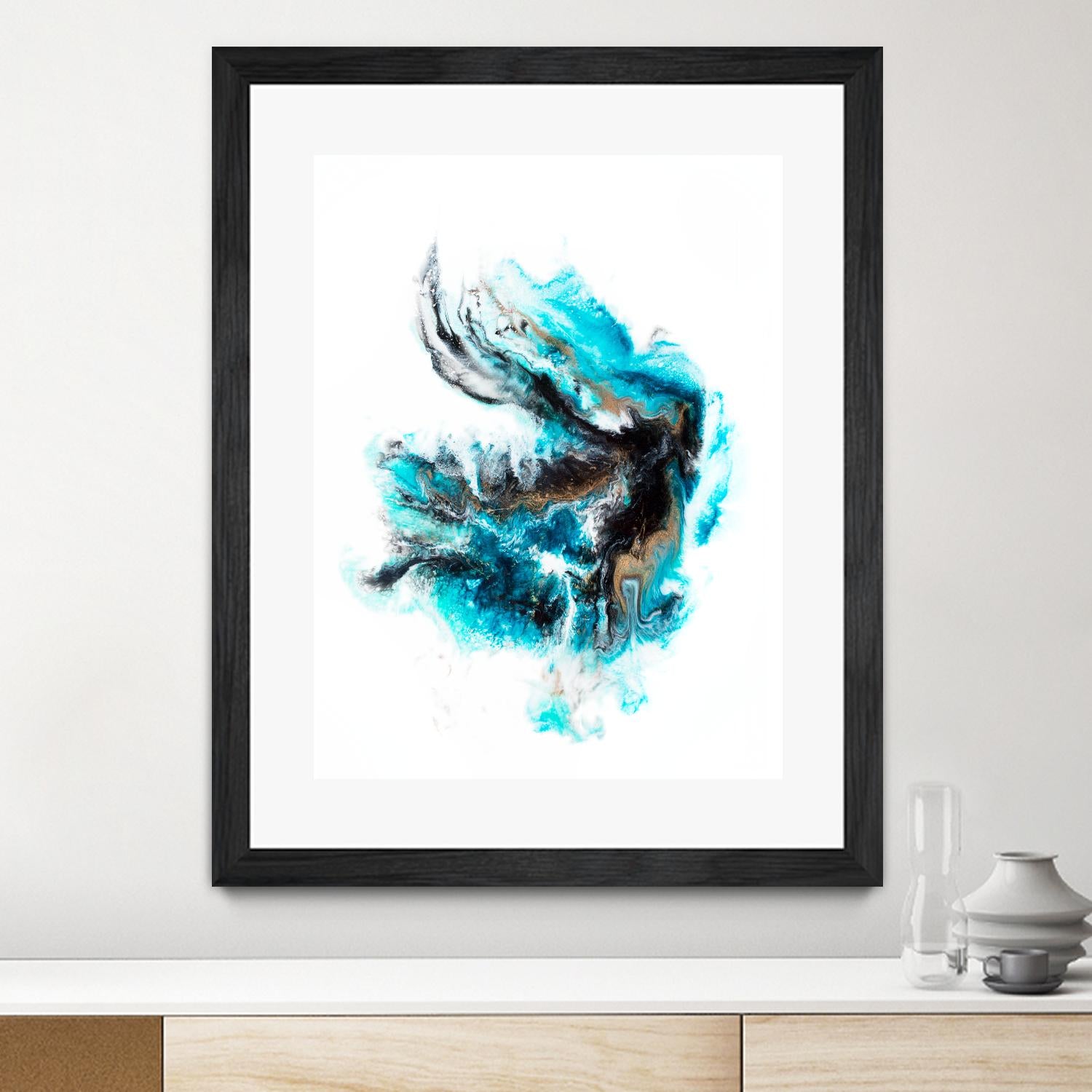 Acropora by Alyson Mccrink on GIANT ART - blue abstract