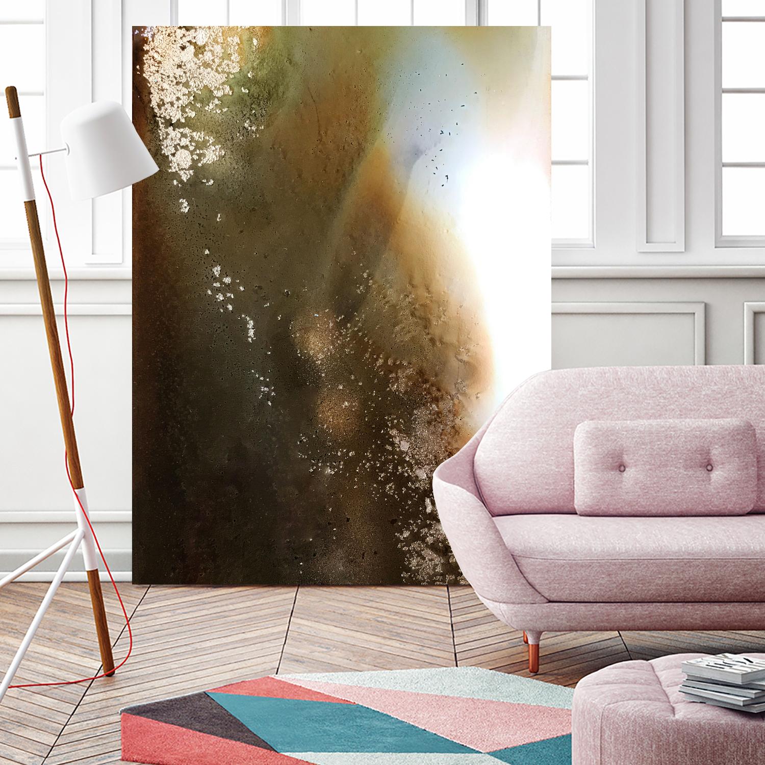 Agate by Alyson Mccrink on GIANT ART - gold abstract