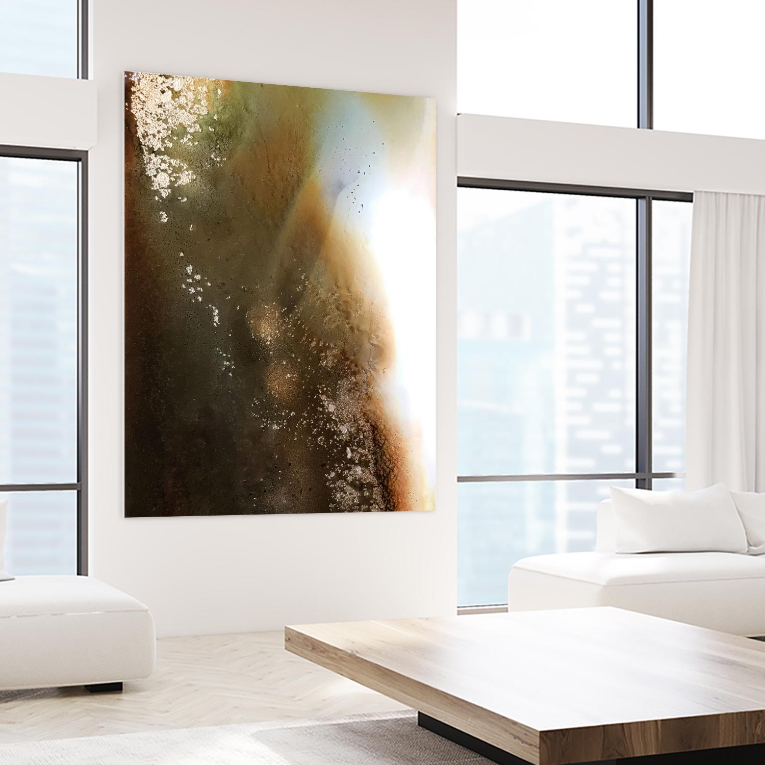 Agate by Alyson Mccrink on GIANT ART - gold abstract