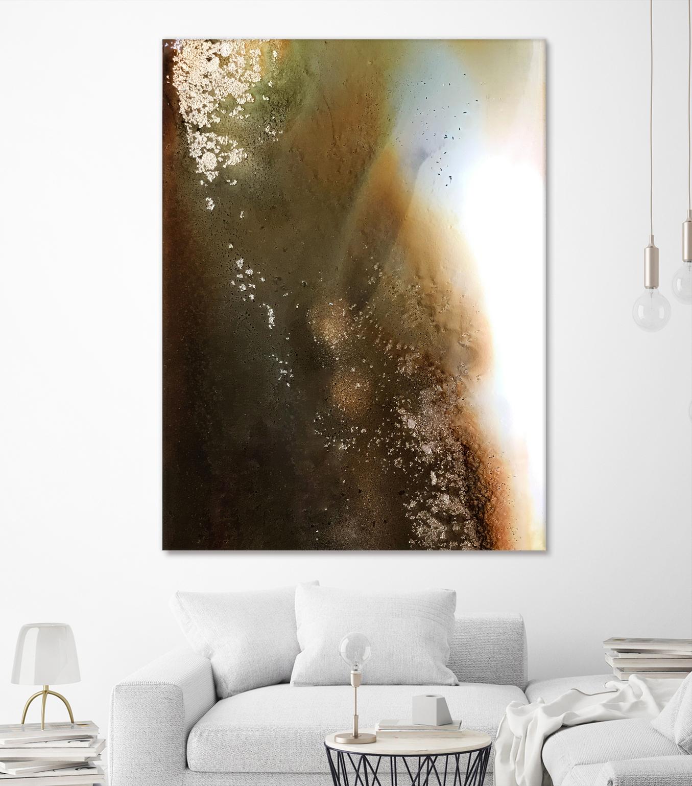 Agate by Alyson Mccrink on GIANT ART - gold abstract