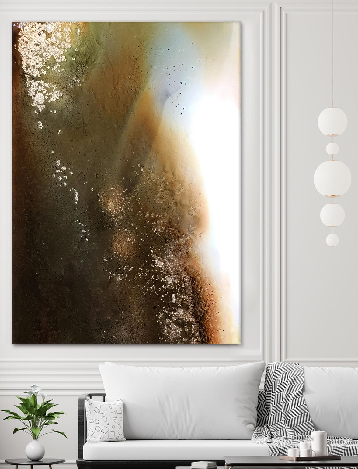 Agate by Alyson Mccrink on GIANT ART - gold abstract