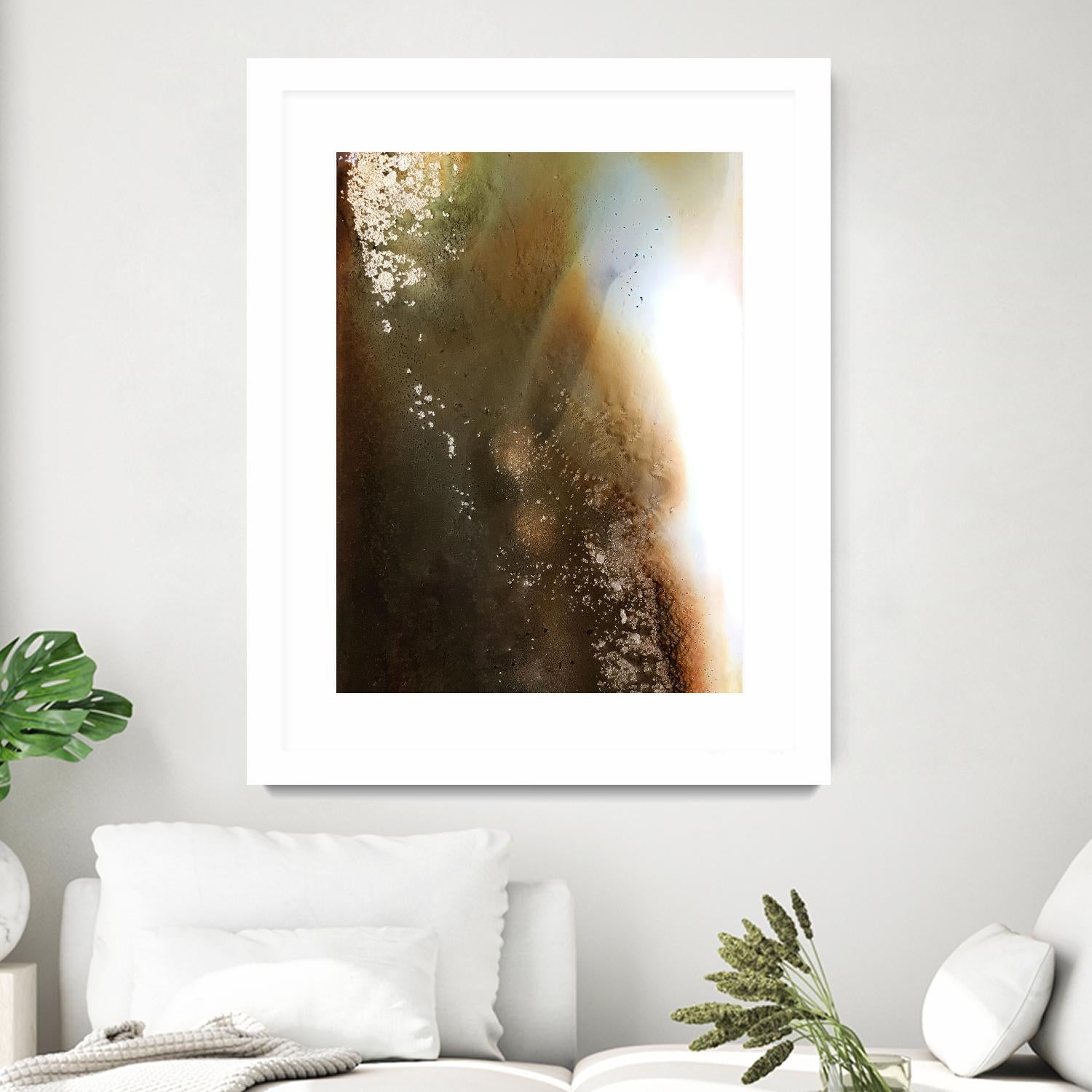 Agate by Alyson Mccrink on GIANT ART - gold abstract