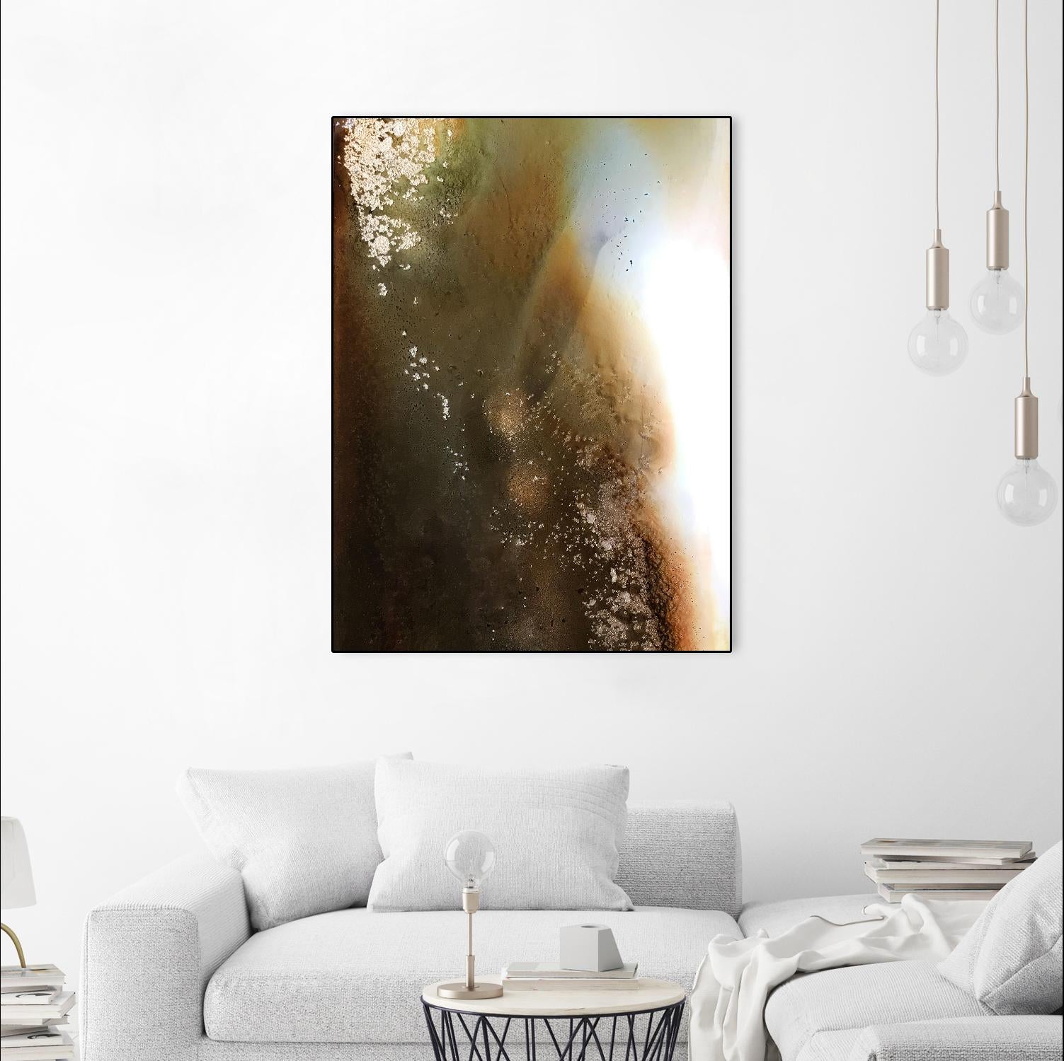 Agate by Alyson Mccrink on GIANT ART - gold abstract