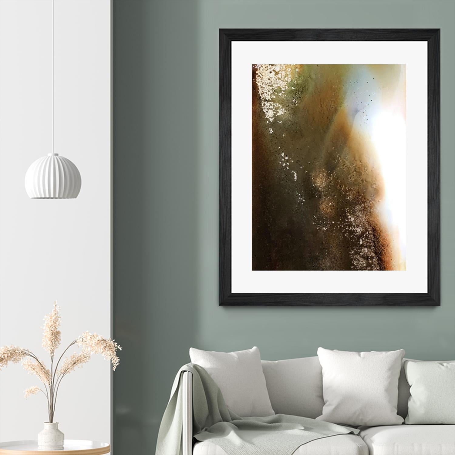 Agate by Alyson Mccrink on GIANT ART - gold abstract