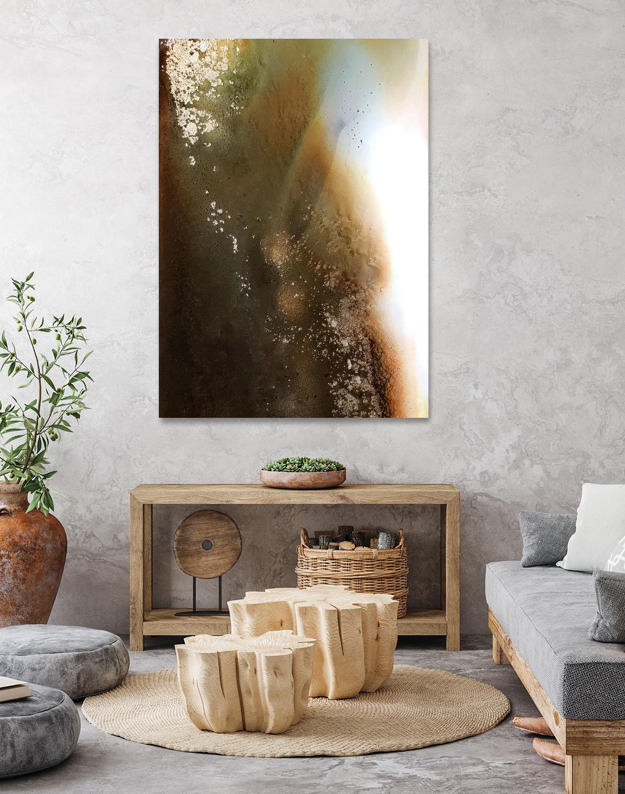 Agate by Alyson Mccrink on GIANT ART - gold abstract