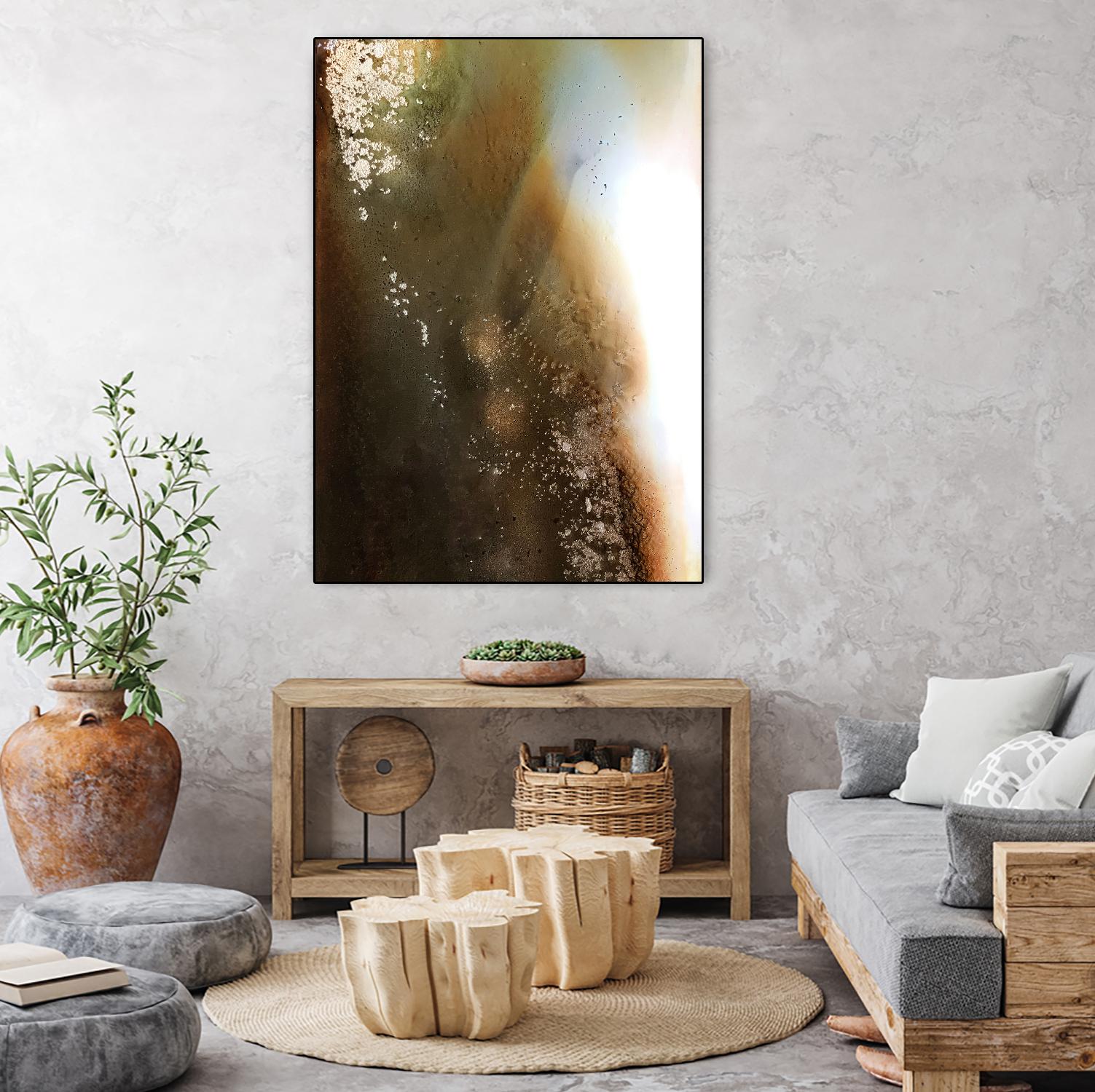 Agate by Alyson Mccrink on GIANT ART - gold abstract