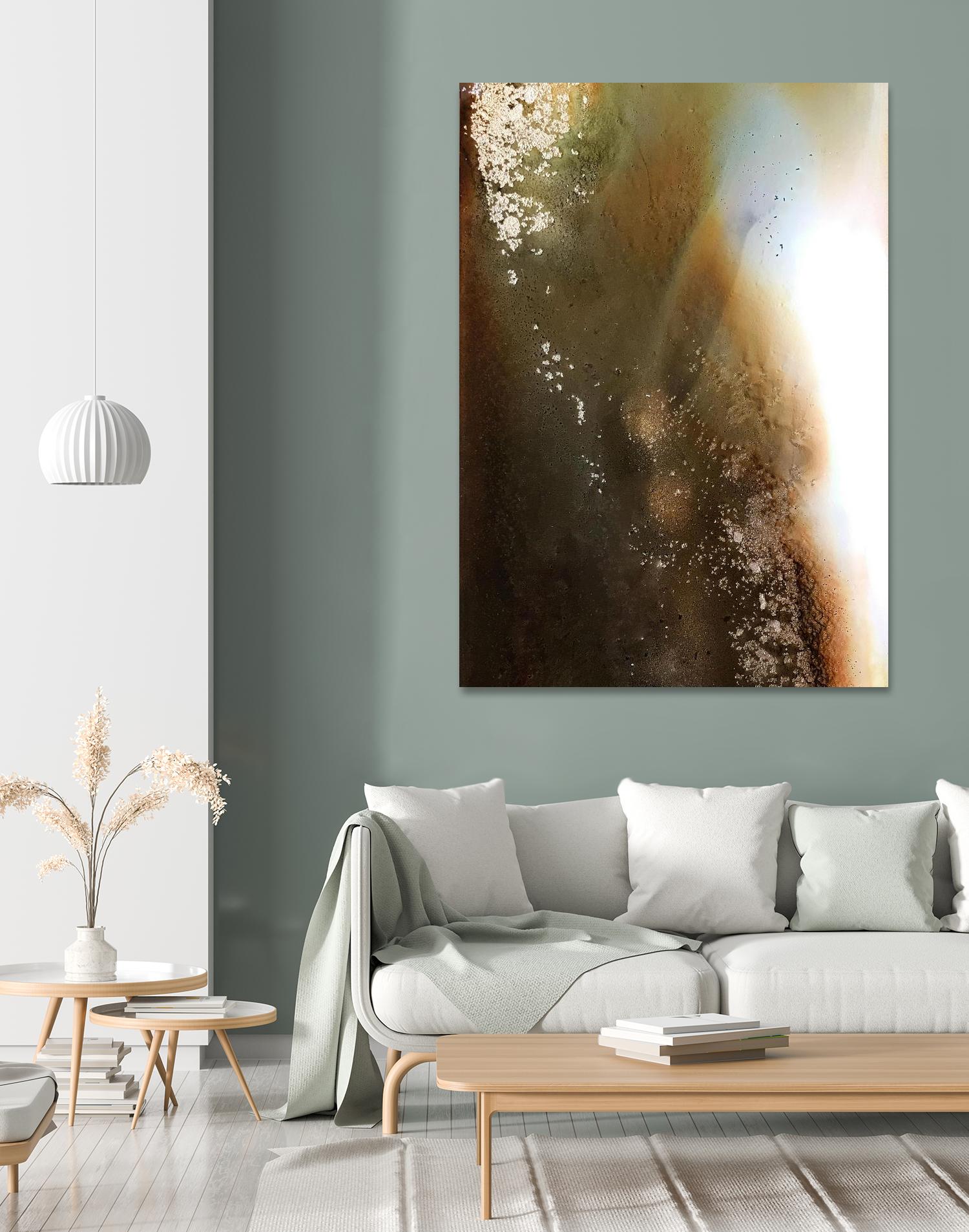 Agate by Alyson Mccrink on GIANT ART - gold abstract