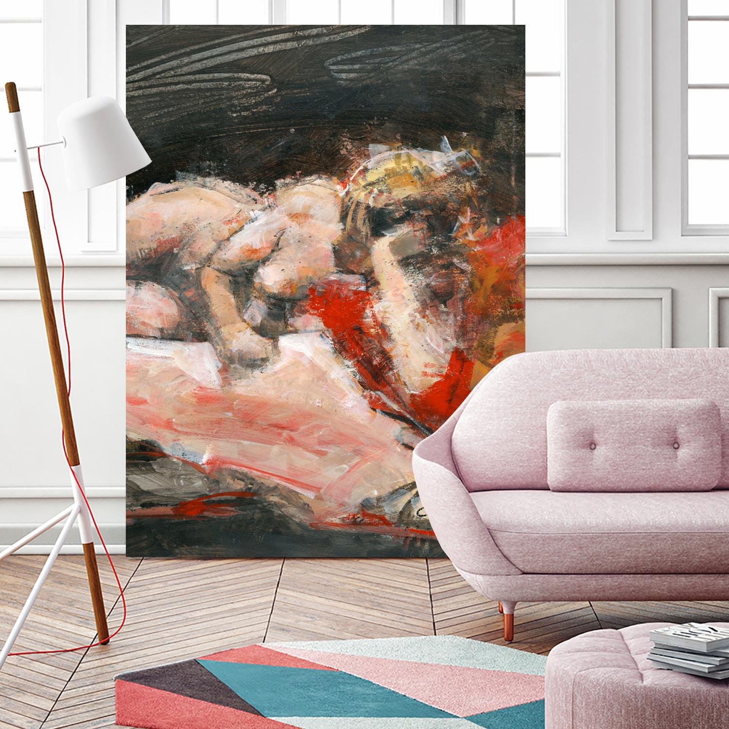 Biras by Jacques Clement on GIANT ART - brown nude