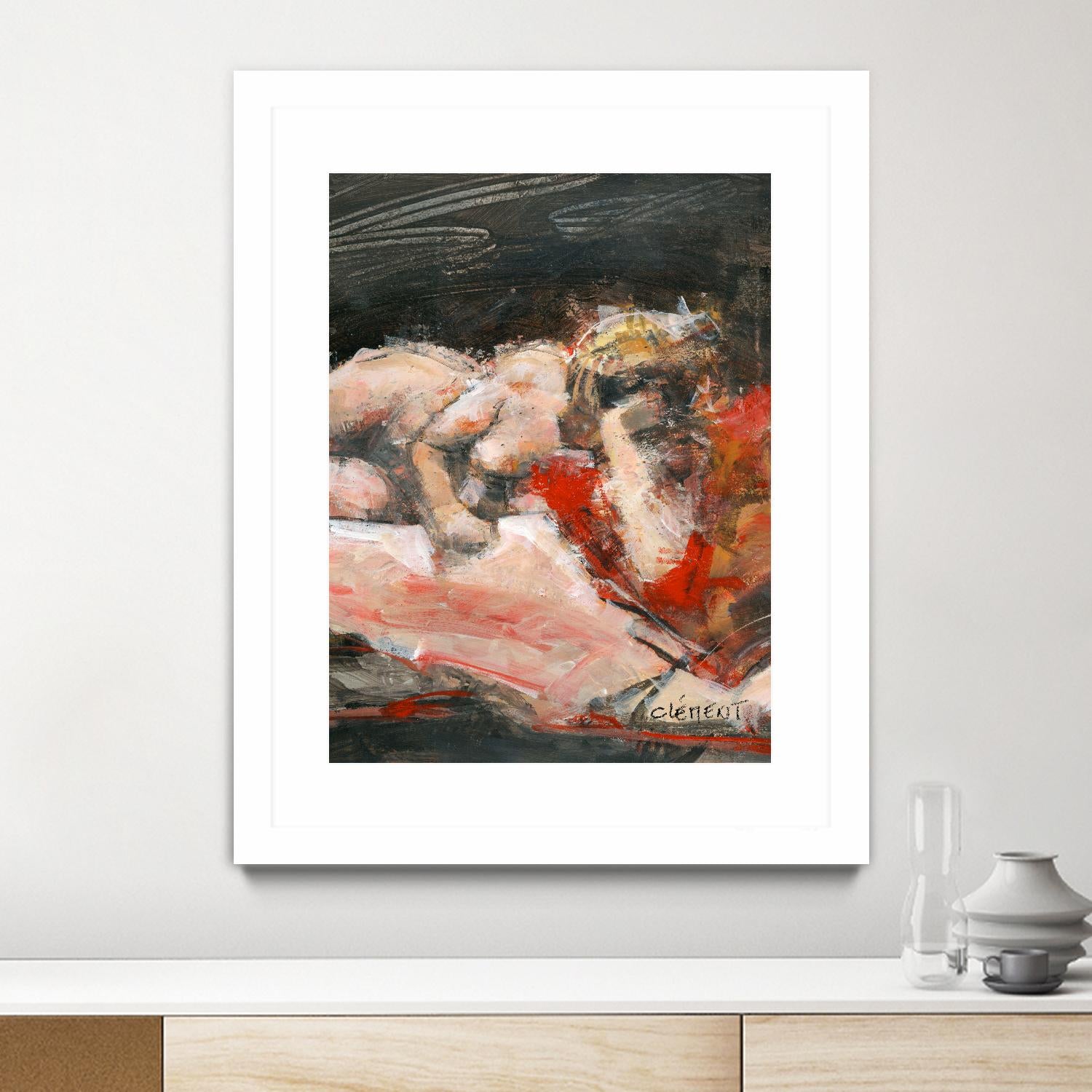 Biras by Jacques Clement on GIANT ART - red figurative artistes du québec