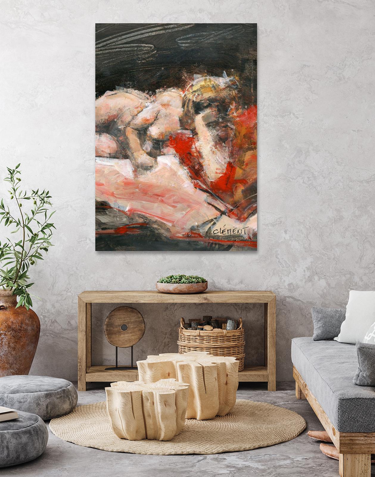 Biras by Jacques Clement on GIANT ART - red figurative artistes du québec