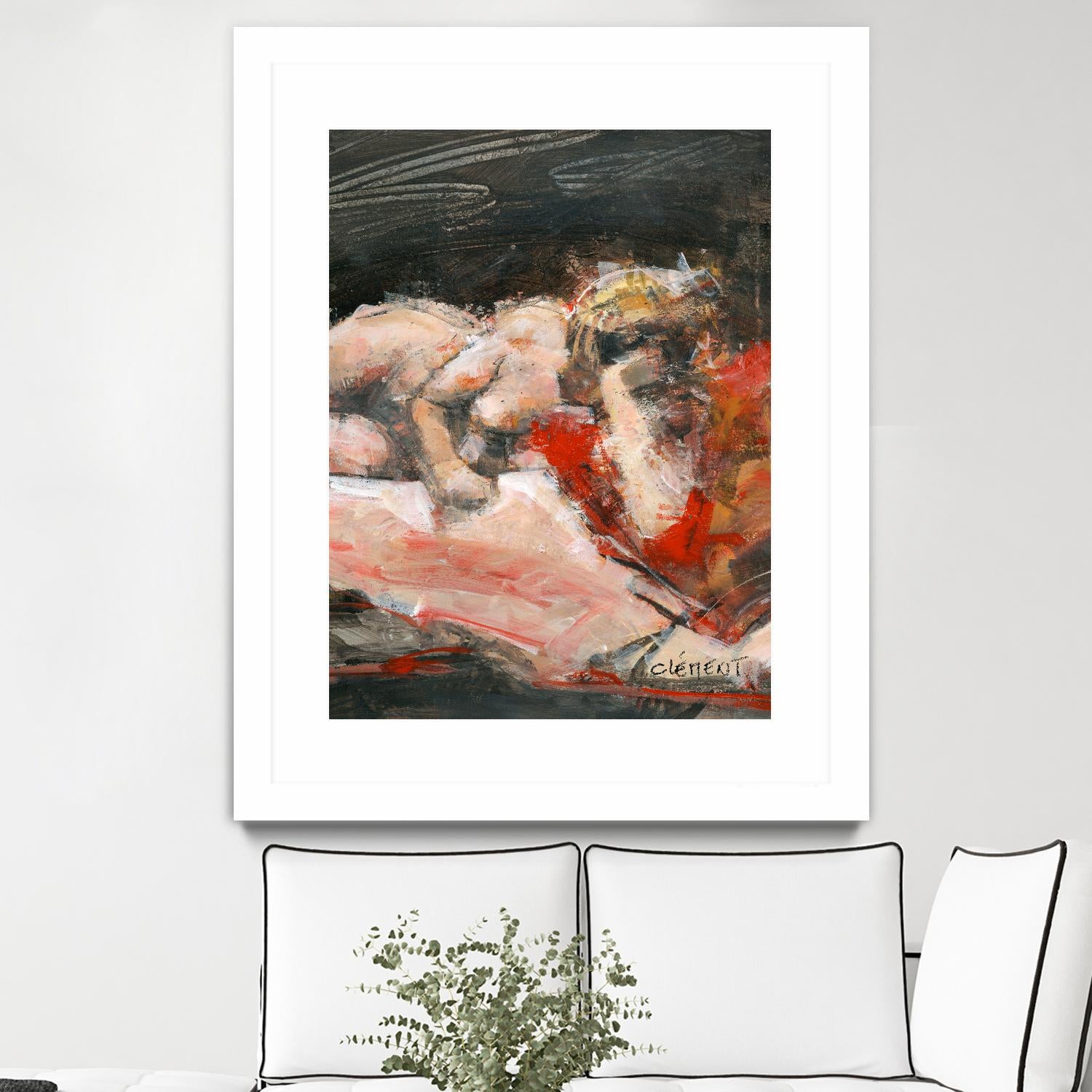 Biras by Jacques Clement on GIANT ART - red figurative artistes du québec