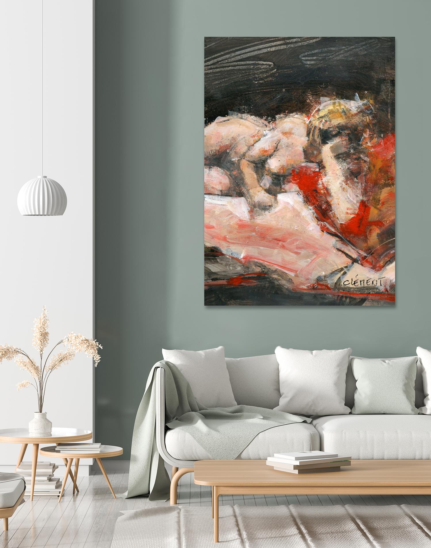 Biras by Jacques Clement on GIANT ART - red figurative artistes du québec