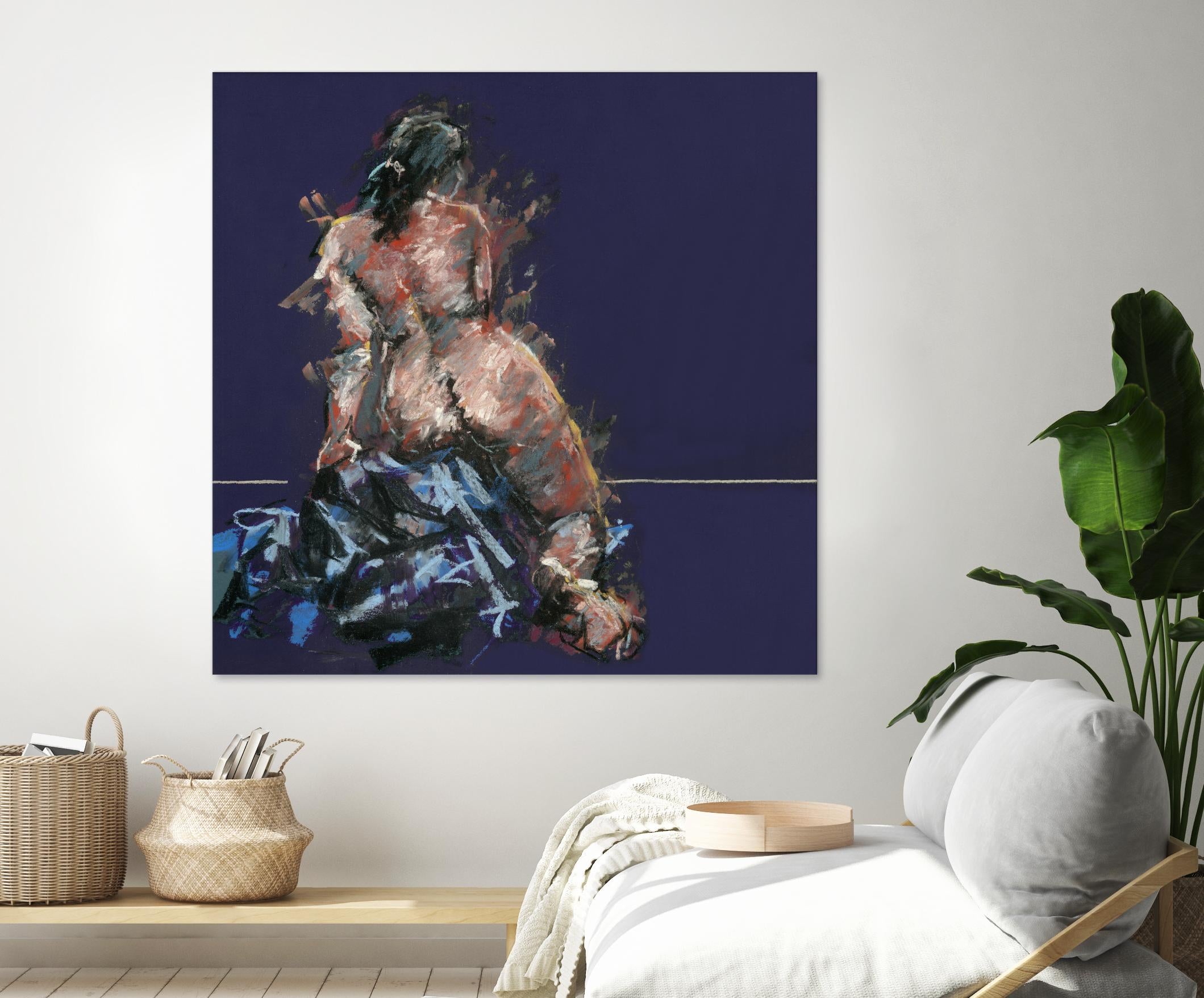 Istel by Jacques Clement on GIANT ART - pink figurative artistes du québec